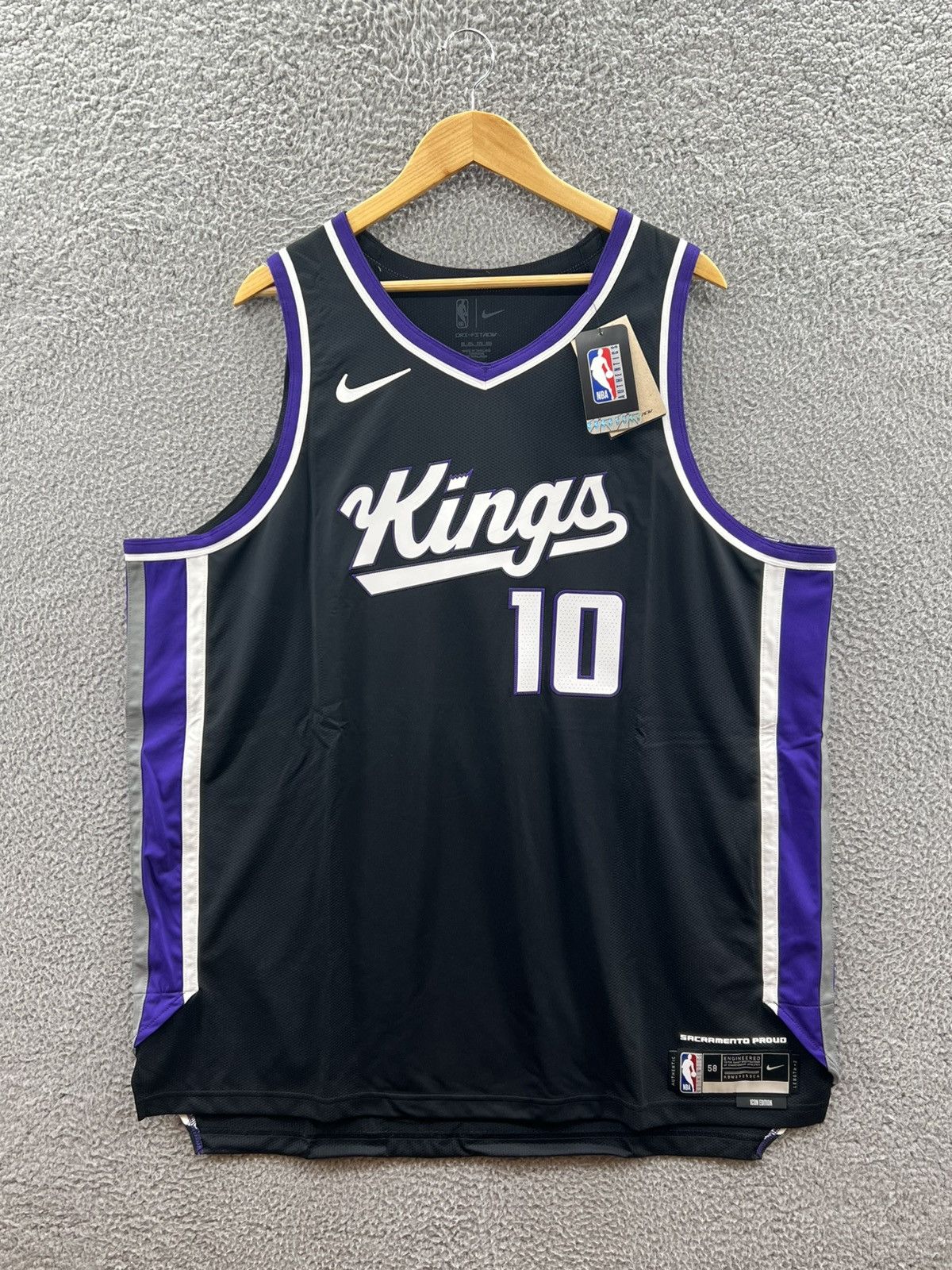 Nike Nike Sacramento Kings Sabonis Icon Edition NBA Jersey 3XL Size US XXL / EU 58 / 5 - 1 Thumbnail