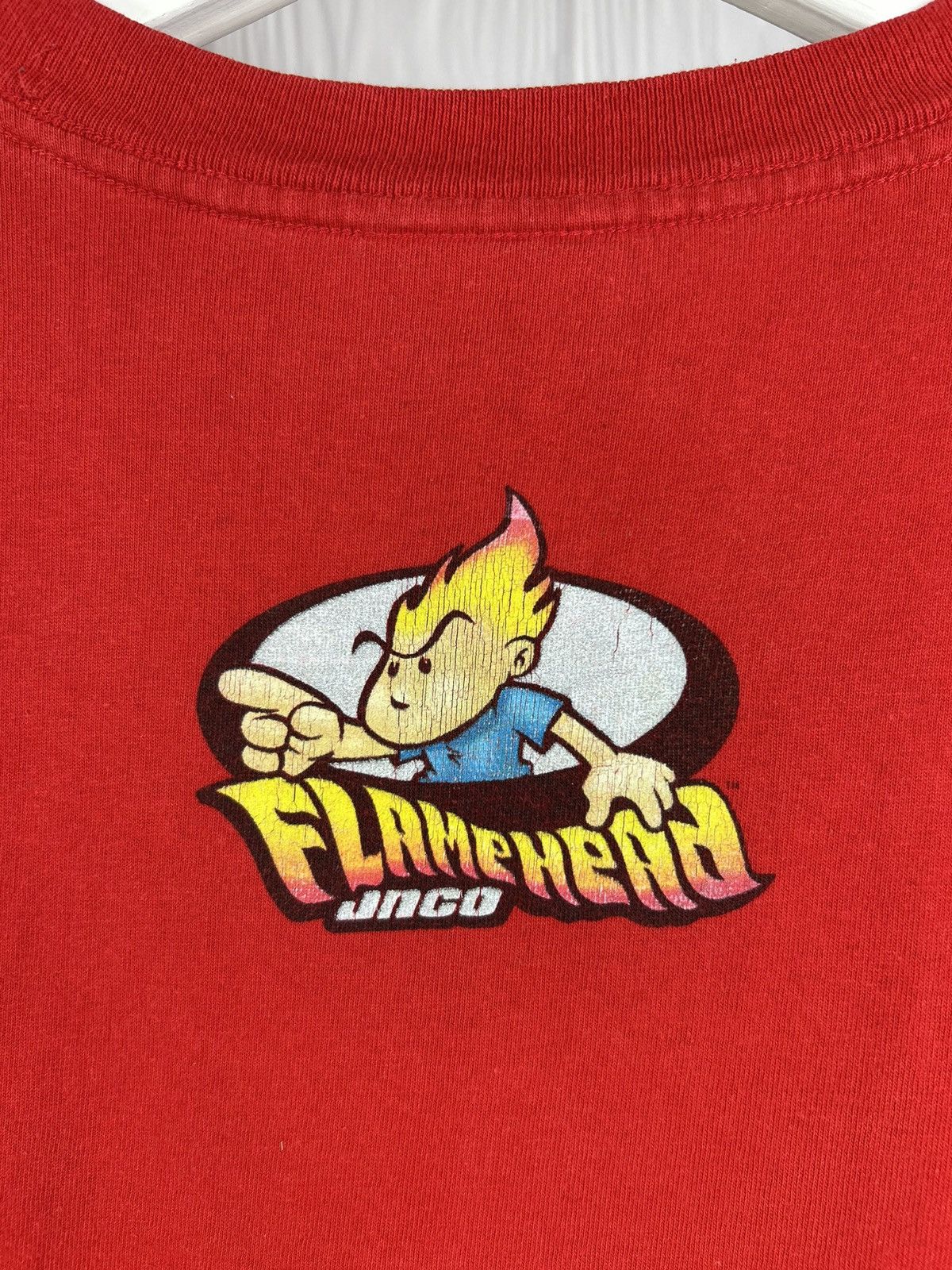 JNCO Rare Vintage 90s JNCO FlameHead T-Shirt Size XL USA Size US XL / EU 56 / 4 - 16 Thumbnail