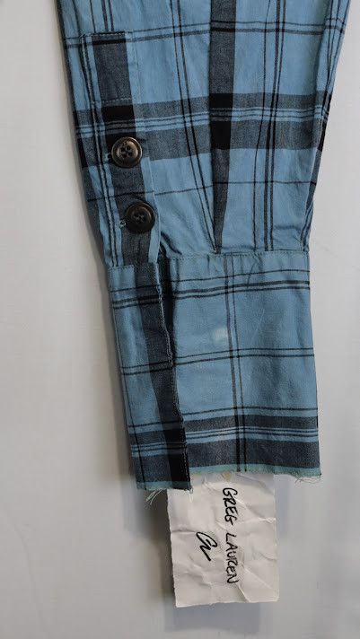 Greg Lauren o1rshd1 Button Up Shirt in Blue/Navy Blue Size US L / EU 52-54 / 3 - 8 Thumbnail