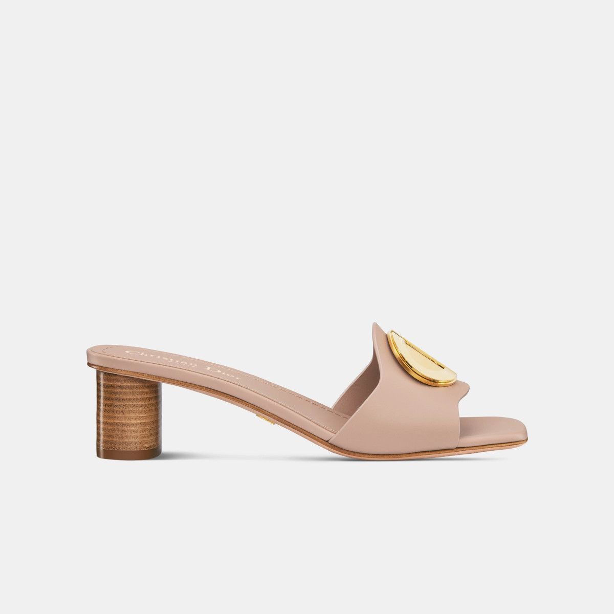 o1bcso1str0225 Heeled Slide in Nude