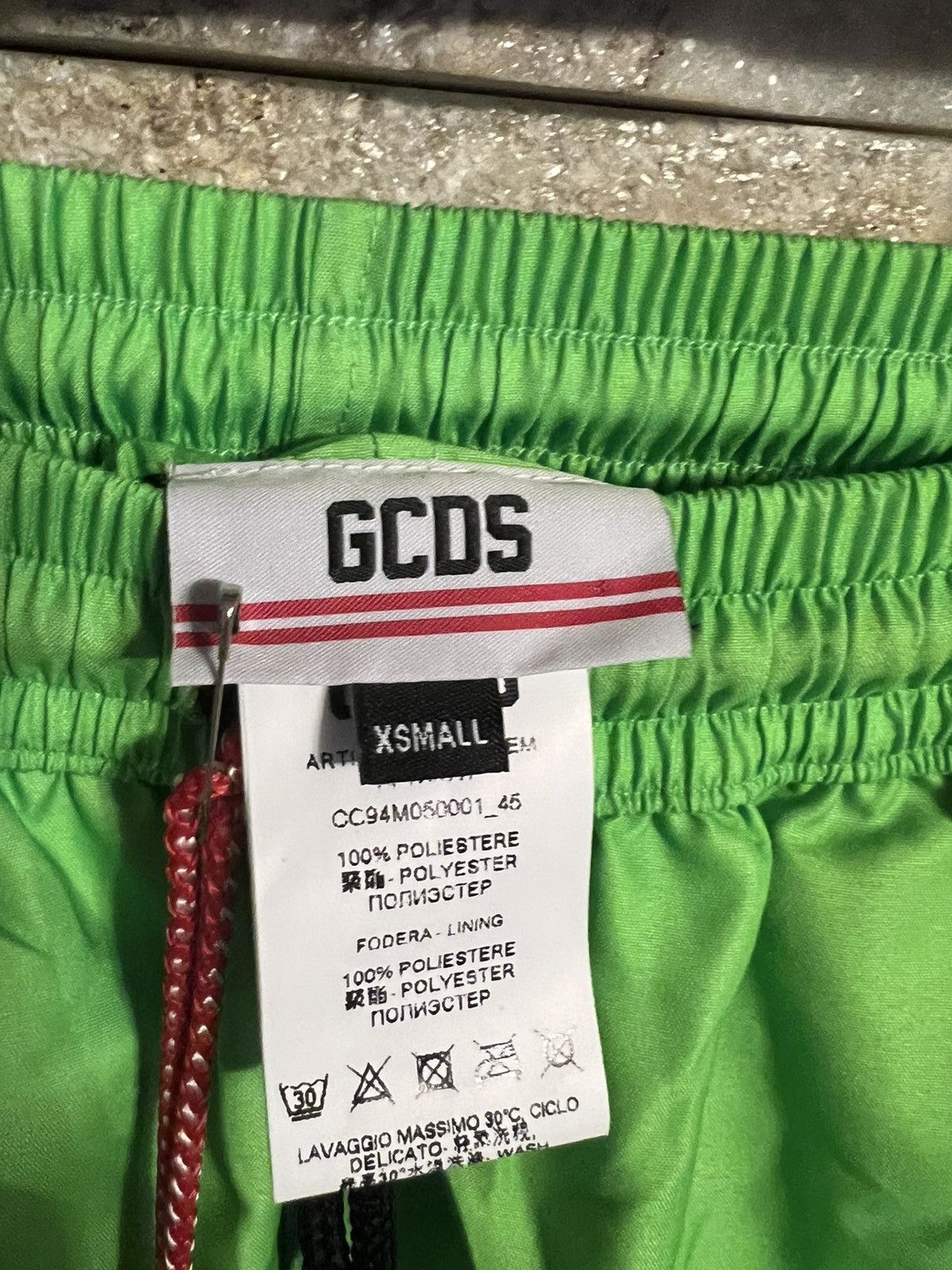 Gcds Men's Green Swim Trunks Size Xs Fits Size 30 Waist, Men's — image 5 of 6