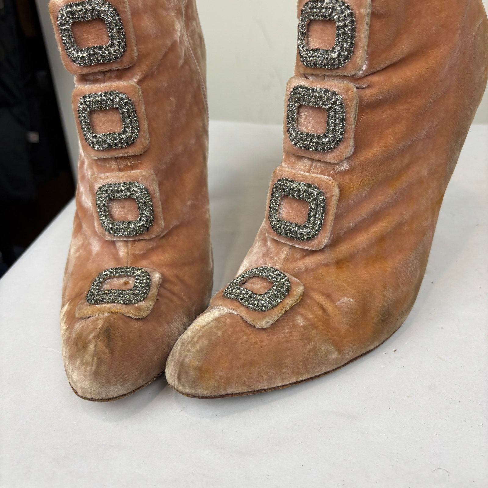 Manolo Blahnik Manolo Blahnik Suwalki Crystal Buckle Boots Women's 41 US 11 Size US 11 / IT 41 - 11 Thumbnail