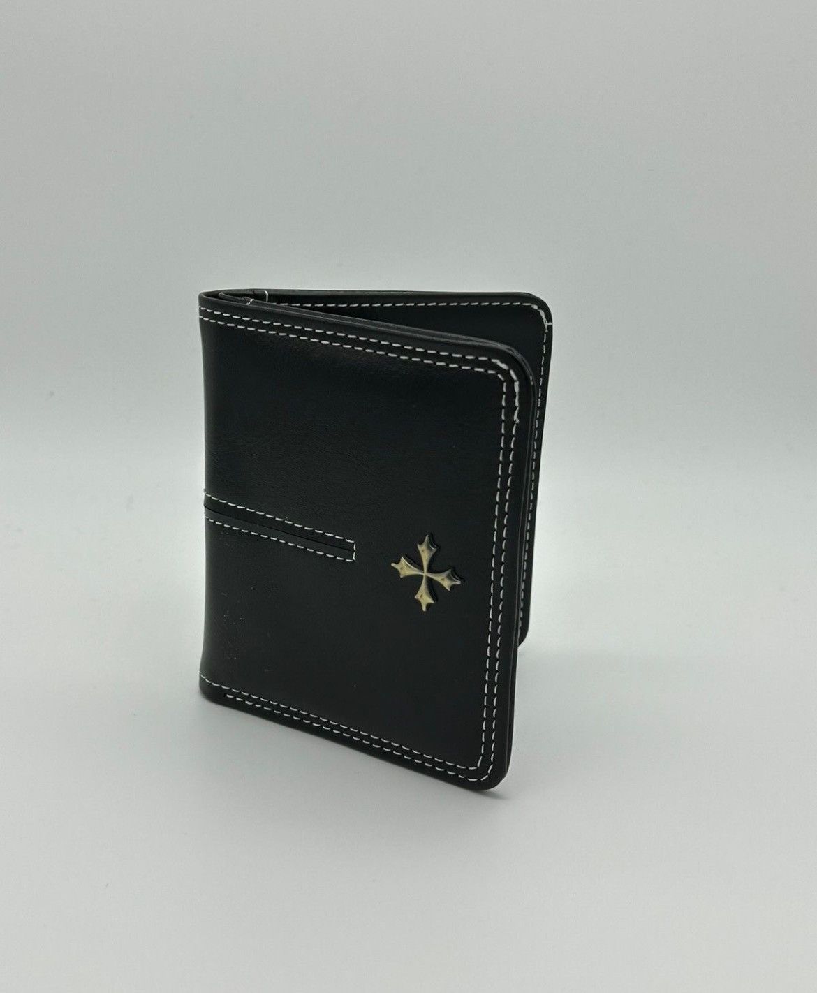 Japanese Brand × Vintage Y2K Leather Cross Wallet (black) Size ONE SIZE - 2 Thumbnail