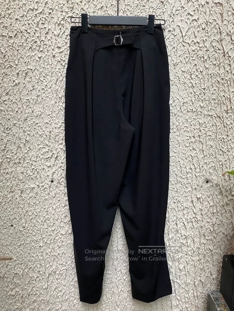 Issey Miyake Issey Miyake Black Trousers Size 25" / US 0 / IT 36 - 2 Thumbnail
