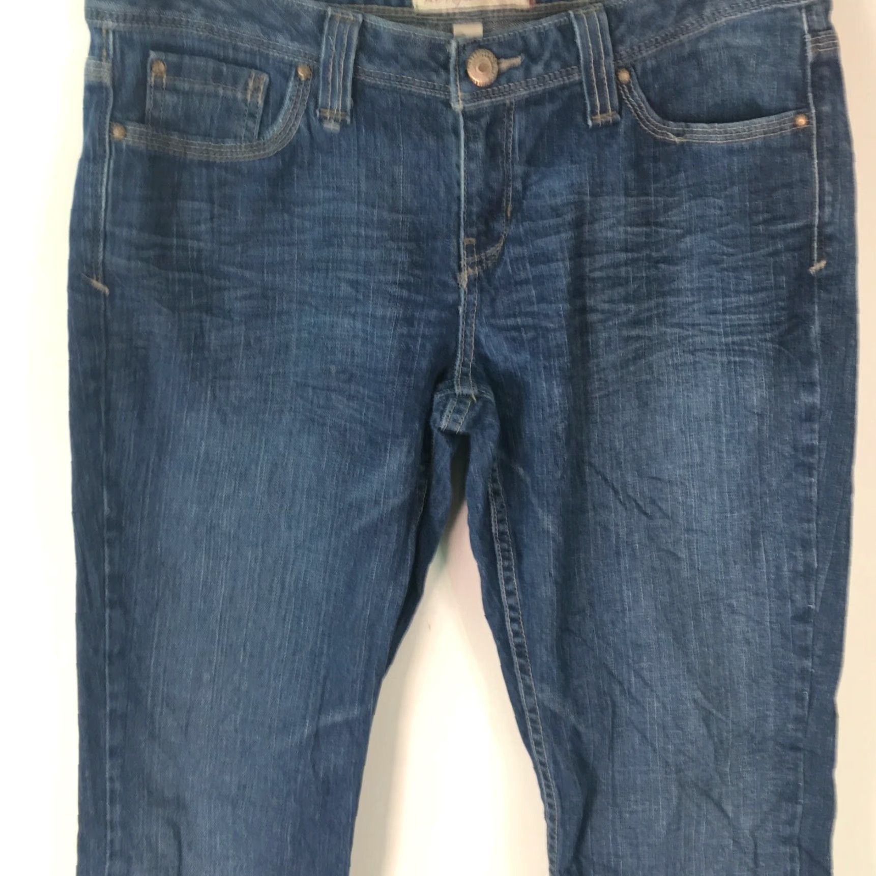Aeropostale Aeropostale Womens Blue Skinny Jeans Size 7/8 Regular Fit Denim 5-Pocket Comfort Stretch Size 28" / US 6 / IT 42 - 3 Thumbnail