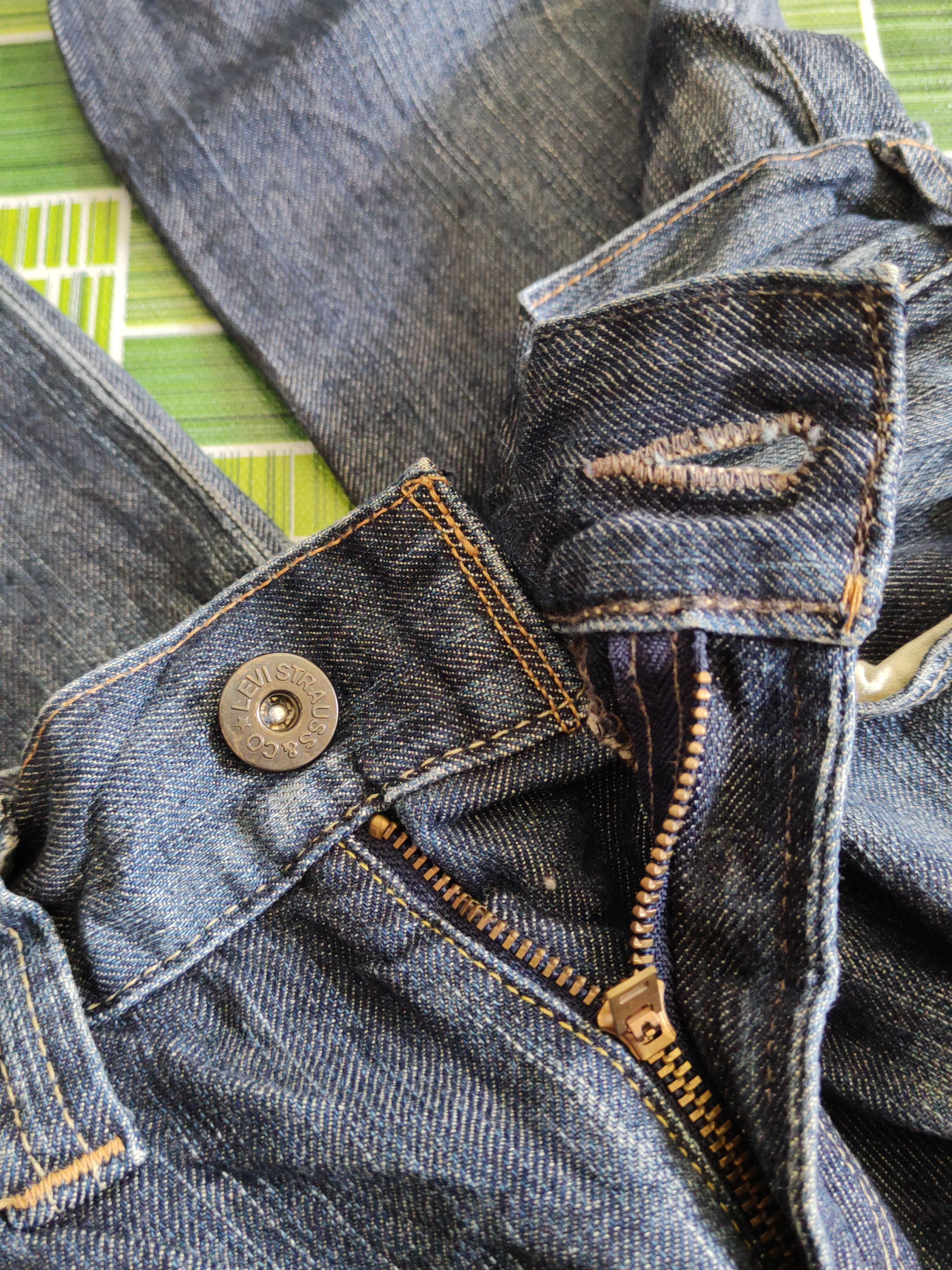 Levi's 511 Levi's Dark Blue Distressed ripped vintage Denim #S1534 Size US 30 / EU 46 - 16 Thumbnail