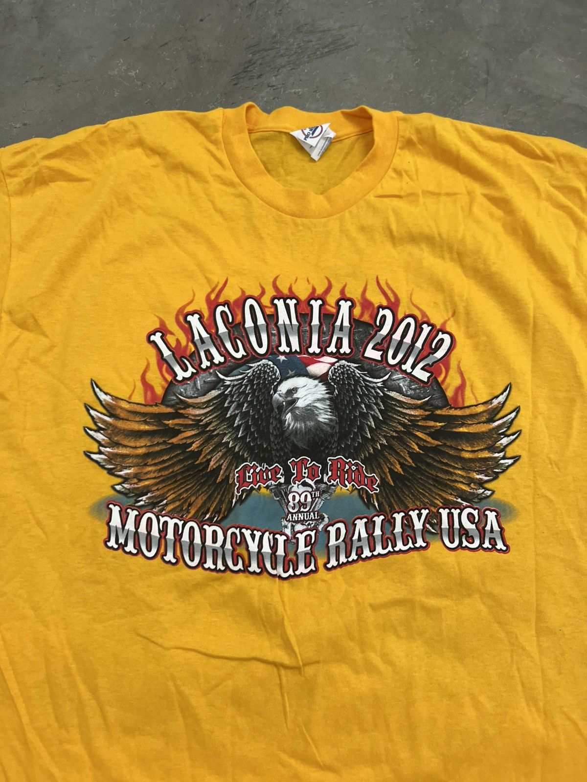 Harley Davidson × Vintage 2012 Biketoberfest Eagle Harley bike tee Size US XXL / EU 58 / 5 - 2 Thumbnail