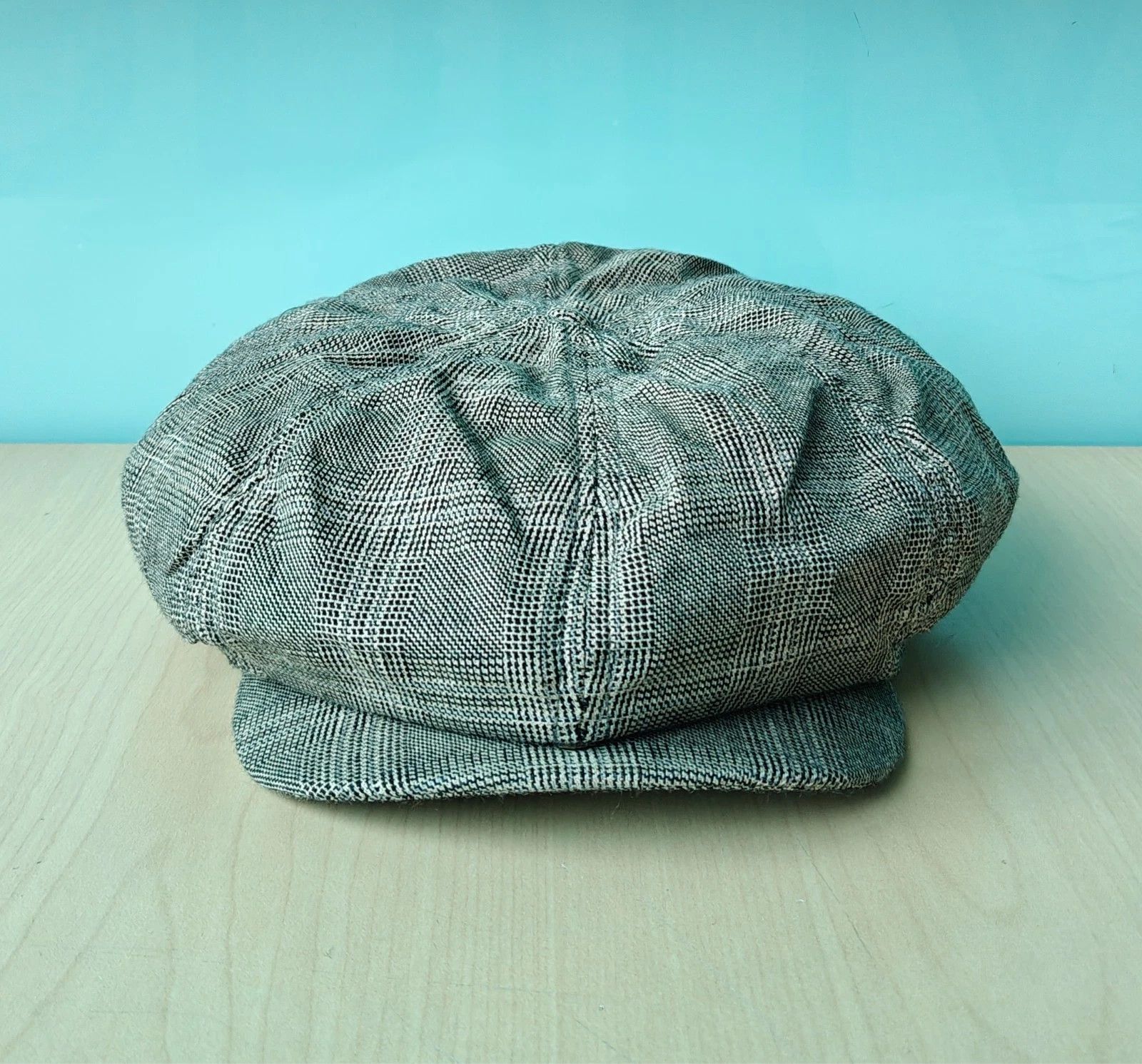 RRL Ralph Lauren DOUBLE RL Wool-Cotton Glen Plaid Newsboy Cap T/1921 Size ONE SIZE - 2 Thumbnail