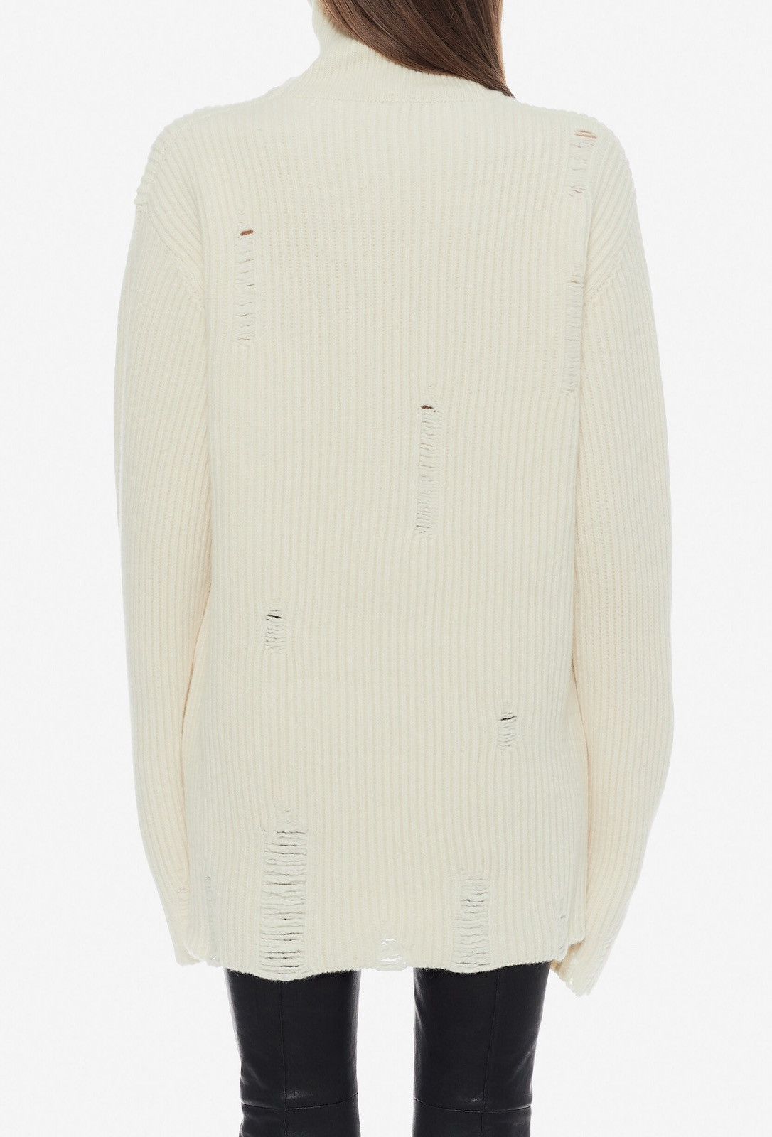 Ann Demeulemeester Last Ann Demeulemeester Oversized Wool Distressed Jumper Size L / US 10 / IT 46 - 2 Thumbnail