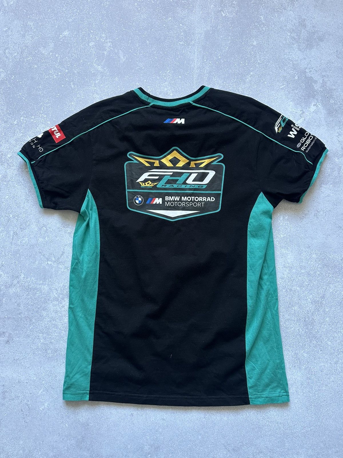 BMW FHO RACING TEAM BMW MOTORRAD MOTORSPORT OFFICIAL SHIRT sz M Size US S / EU 44-46 / 1 - 12 Thumbnail