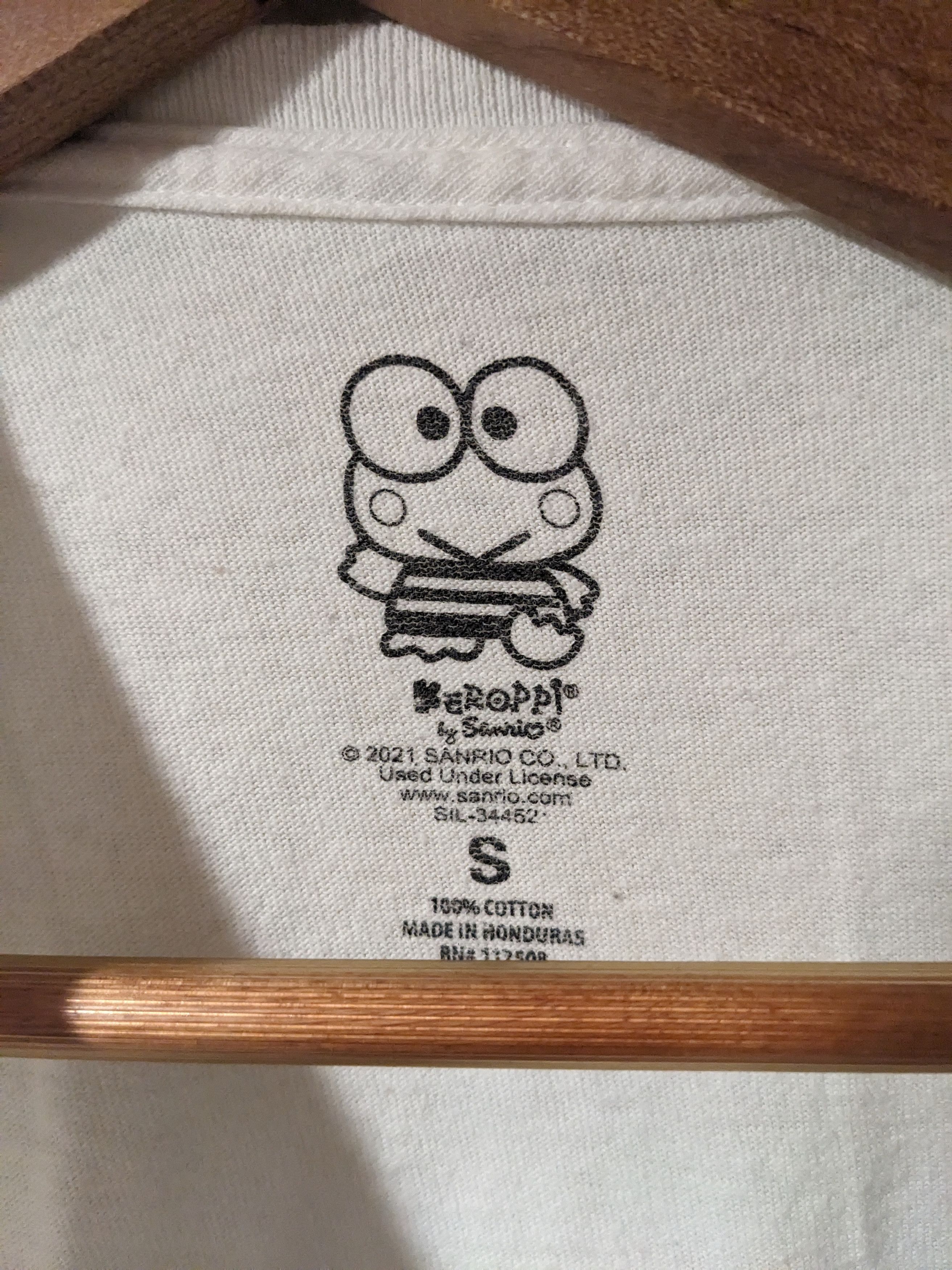 Gildan Keroppi Hello Kitty San Rio White Small T-Shirt Size US S / EU 44-46 / 1 - 3 Thumbnail