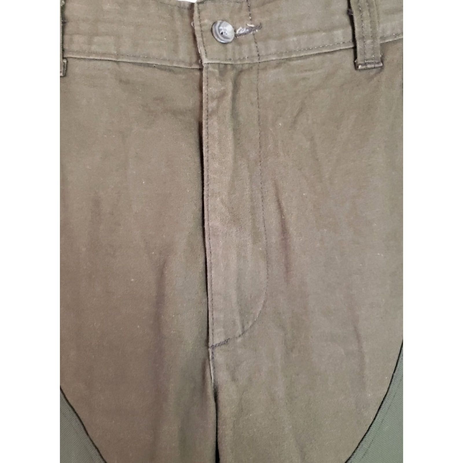 Vintage VINTAGE LL Bean Upland Brush Guard Hunting Pants Nylon Khaki Tan 34x25.5 USA Made 5-Pocket Mens Regular Straight Machine Washable Size US 34 / EU 50 - 6 Thumbnail