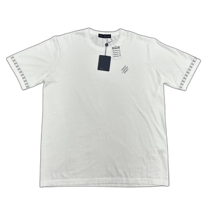 【Louis Vuitton】knit logo T-shirt with exposed【ランク:A】 Louis Vuitton Louis Vuitton Knit Short Sleeve T-Shirt-yf