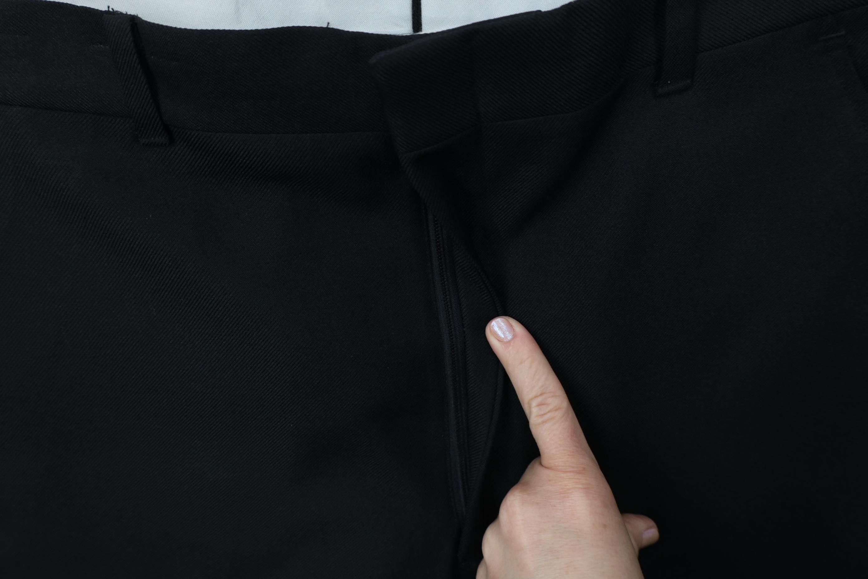Vintage Vintage 70s Streetwear Flared Wide Leg Chino Pants Black USA Size US 38 / EU 54 - 6 Thumbnail