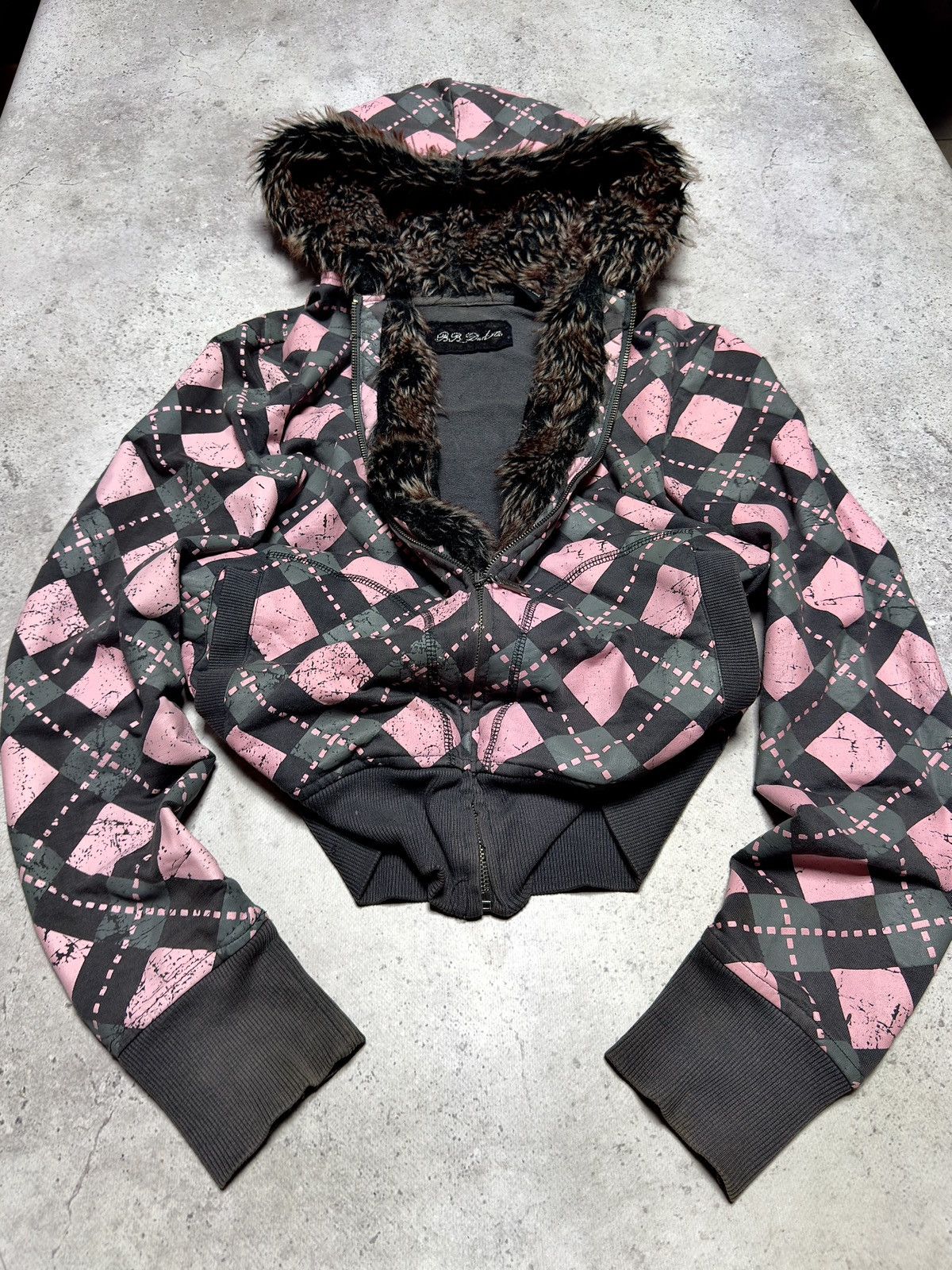 If Six Was Nine × Japanese Brand × Le Grande Bleu (L.G.B.) Vintage Japanese Fur Hood Hysteric Glamour Style Hoodie Size US S / EU 44-46 / 1 - 1 Thumbnail