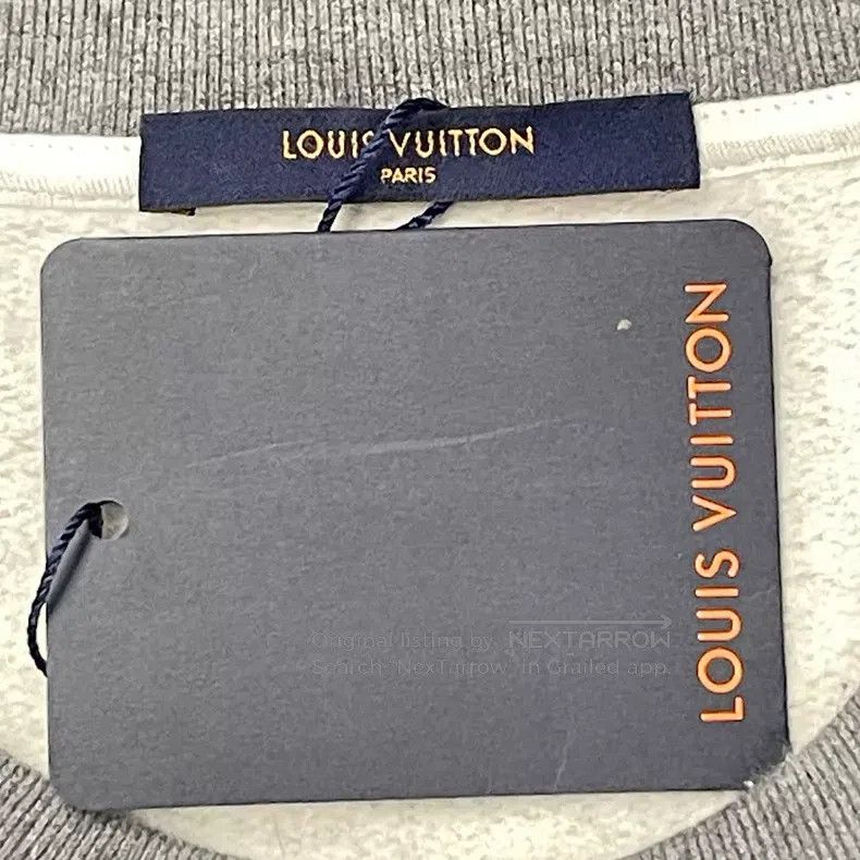 Louis Vuitton Louis Vuitton Twisted Letter Grey Hoodie Size US L / EU 52-54 / 3 - 5 Thumbnail