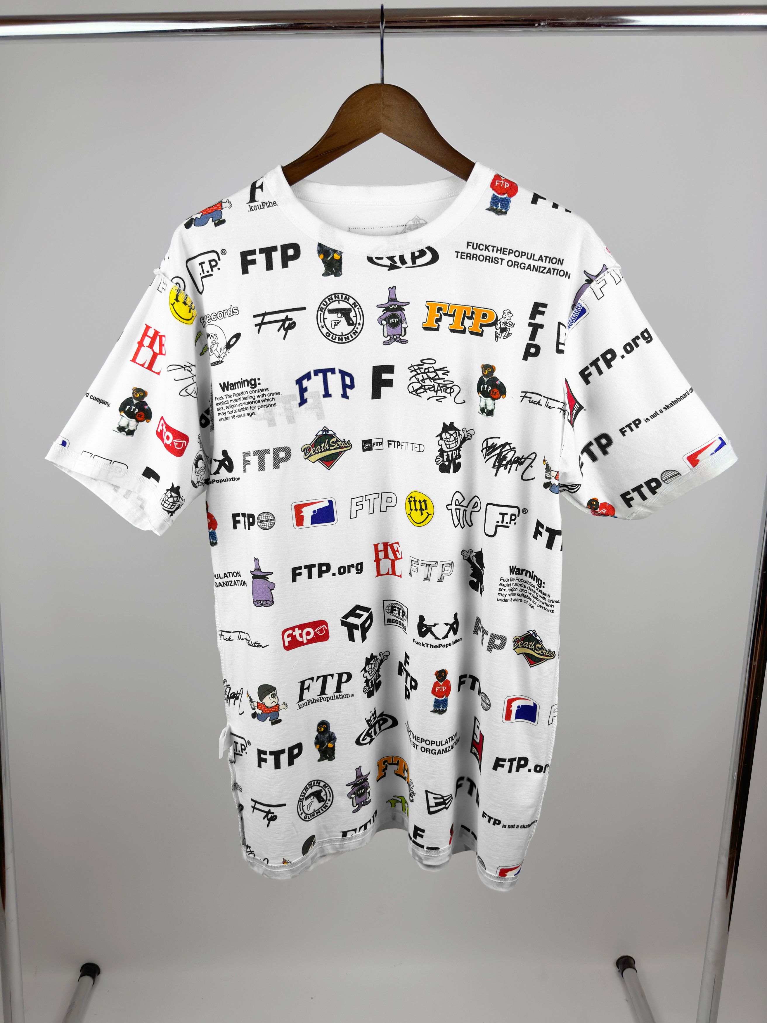 Fuck The Population FTP13 YEAR ANNIVERSARY TEE XXXL Size US XXL / EU 58 / 5 - 1 Thumbnail
