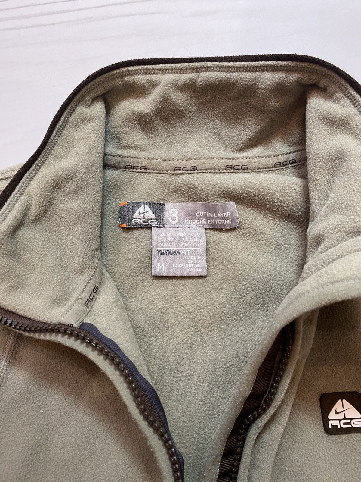 Nike ACG × Vintage Vintage Nike ACG teddy synchilla gorpcore y2k fleece zip Size M / US 6-8 / IT 42-44 - 3 Thumbnail