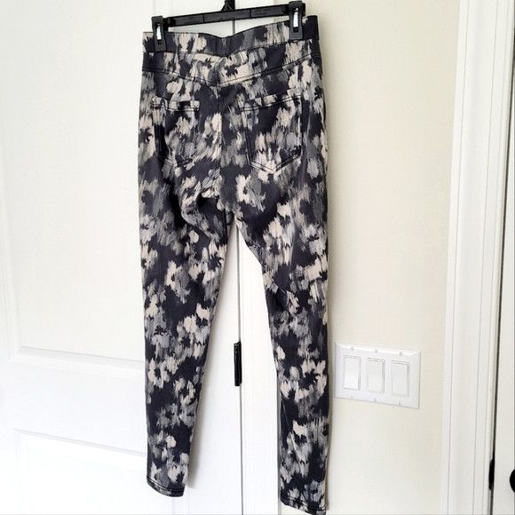Vera Wang Simply Vera Vera Wang Ikat Floral Denim Legging Party Spring Size 30" / US 8 / IT 44 - 7 Thumbnail