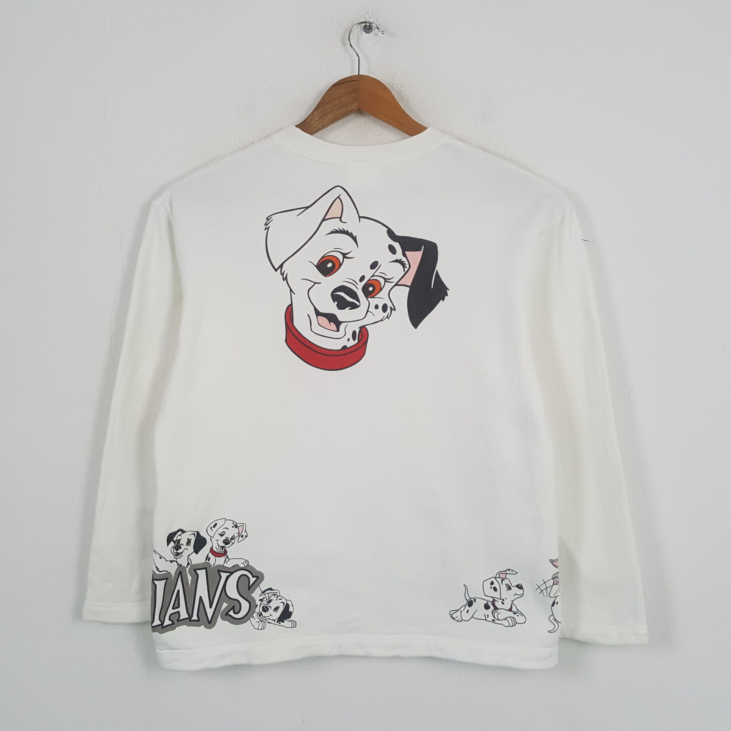 Cartoon Network × Disney × Vintage Vintage 101 Dalmatians Disney's Movie Sweatshirt C283N26 Size US M / EU 48-50 / 2 - 1 Thumbnail