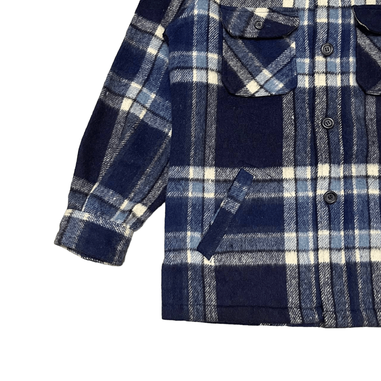 Japanese Brand Vintage Marquis Wool Plaid Jacket Flannel Size US L / EU 52-54 / 3 - 3 Thumbnail