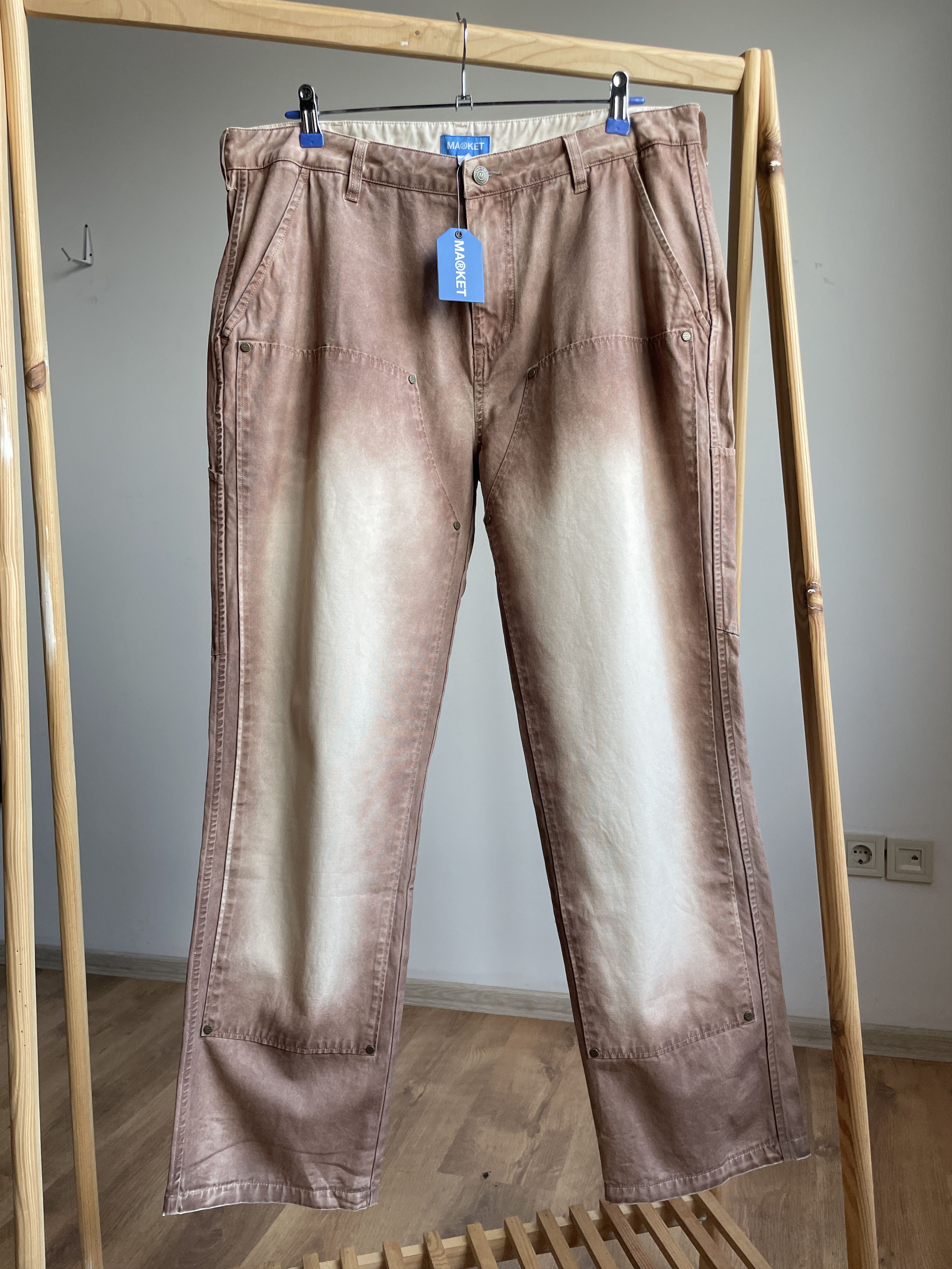 BNWT Chinatown Market Margins Double Knee Dyed Pants Size 36