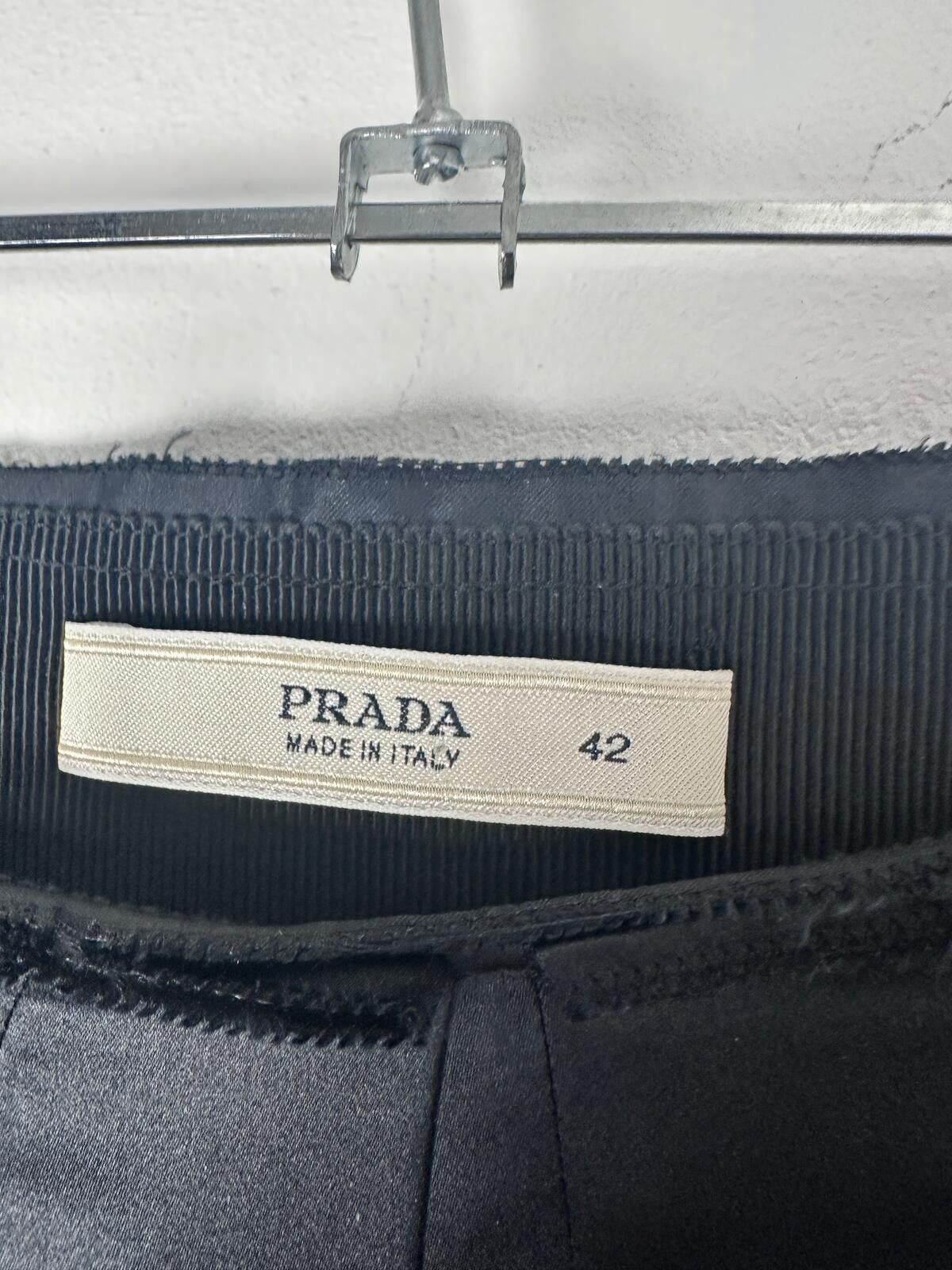 Prada Prada Mid 2000'S Silk Skirt Size 32" / US 10 / IT 46 - 5 Thumbnail