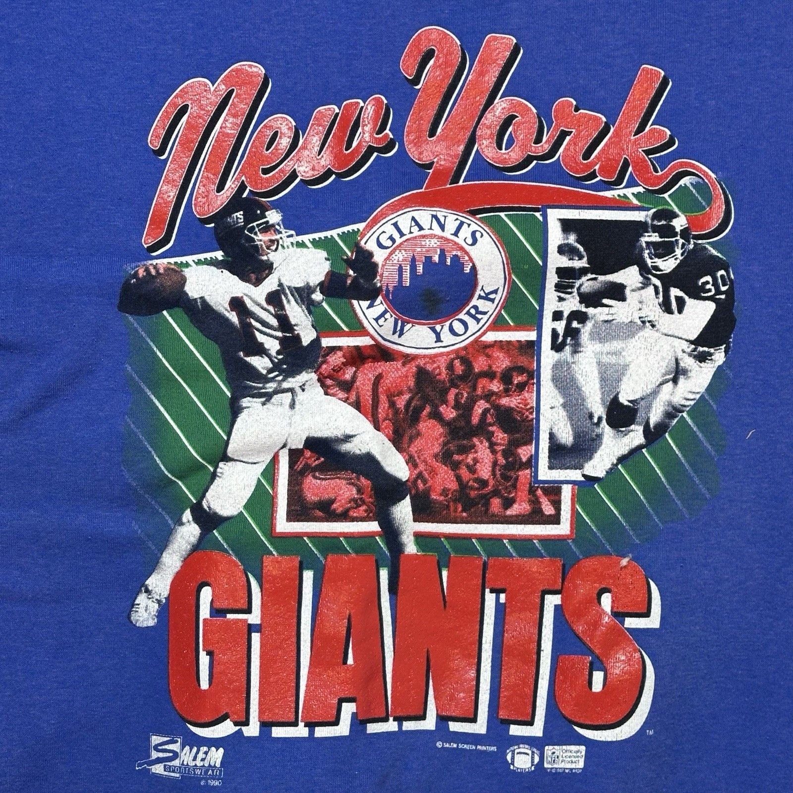 Salem Sportswear Vintage 1990 Salem Sportwear New York Giants XL Sweatshirt Size US XL / EU 56 / 4 - 7 Thumbnail