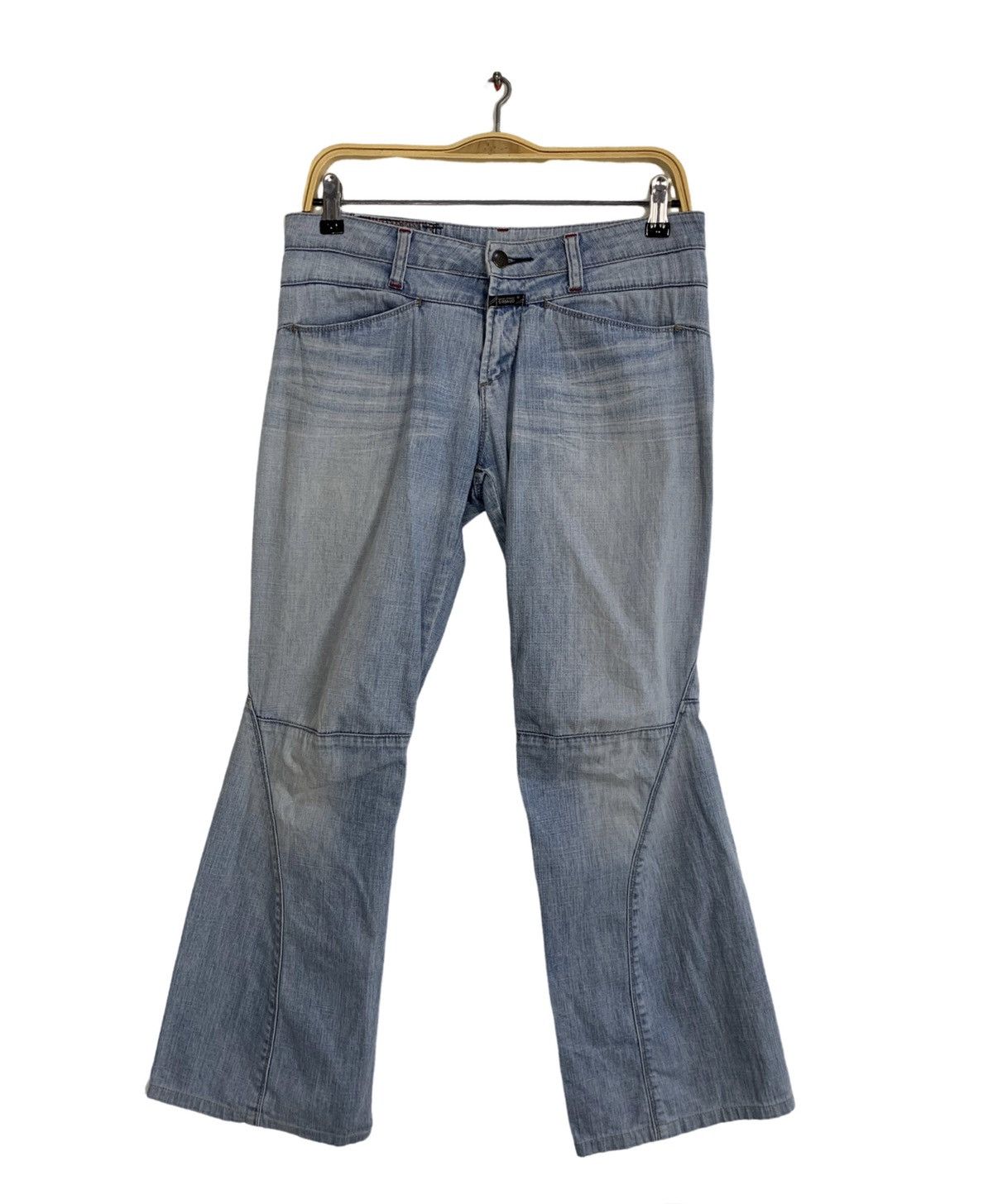 Designer 90s Marithe Francois Girbaud Double Waist Bootcut Size 30" / US 8 / IT 44 - 1 Thumbnail