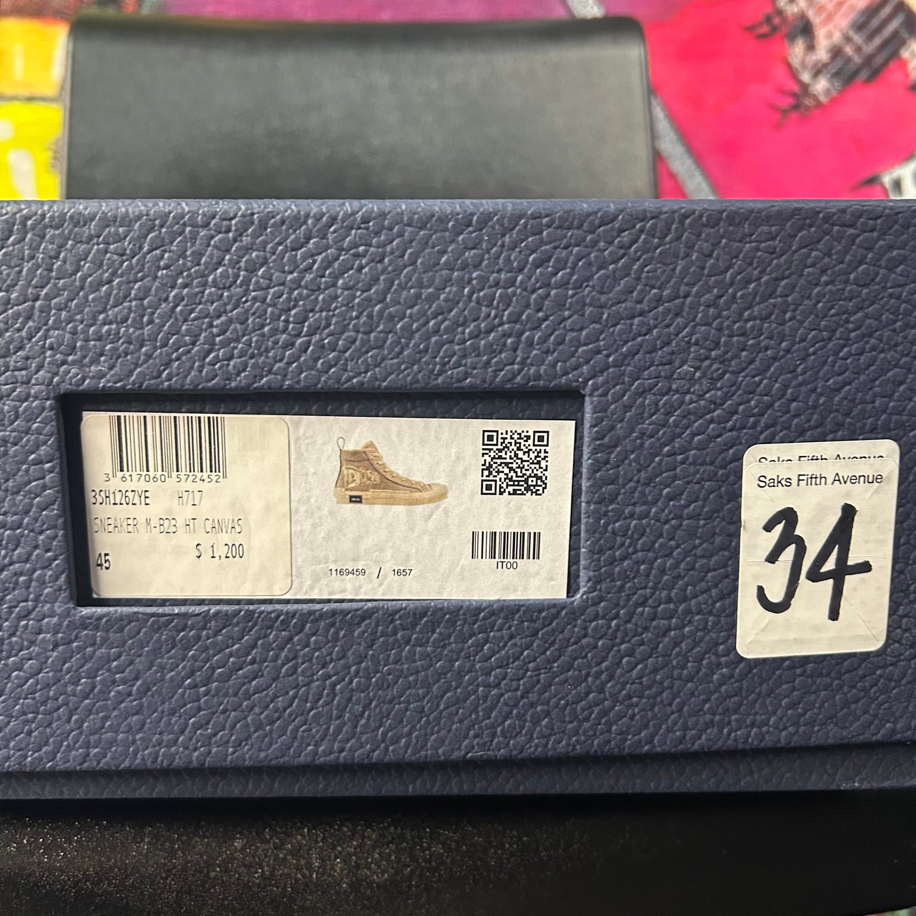 Dior Dior B23 Beige Canvas Sneakers Size 45 / 12 Size US 12 / EU 45 - 6 Thumbnail