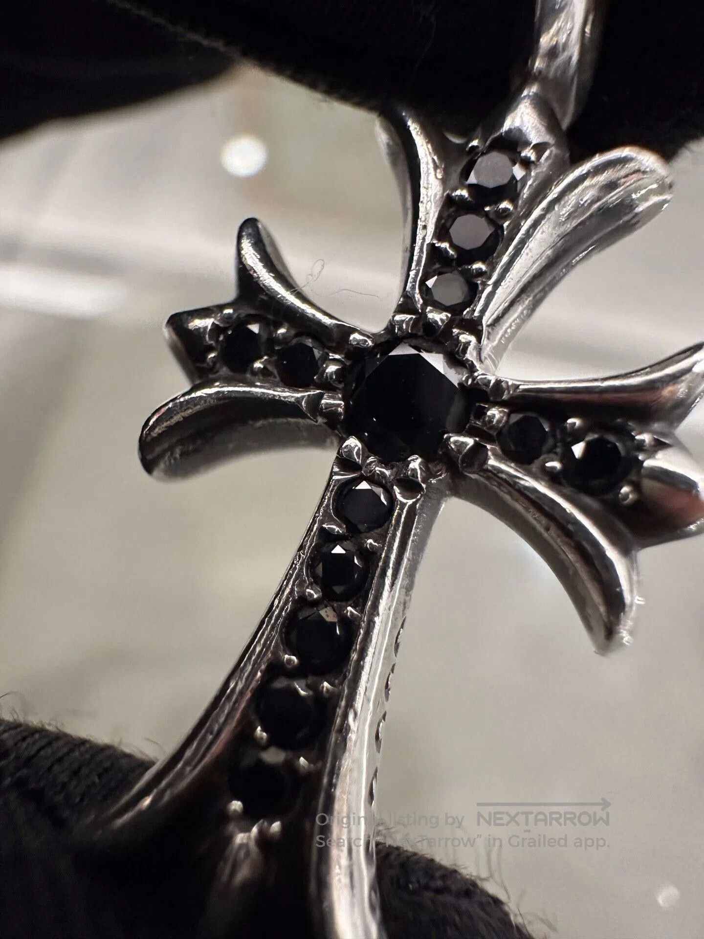Chrome Hearts Chrome Hearts Tiny Gray Cross Pendant. Size ONE SIZE - 4 Thumbnail