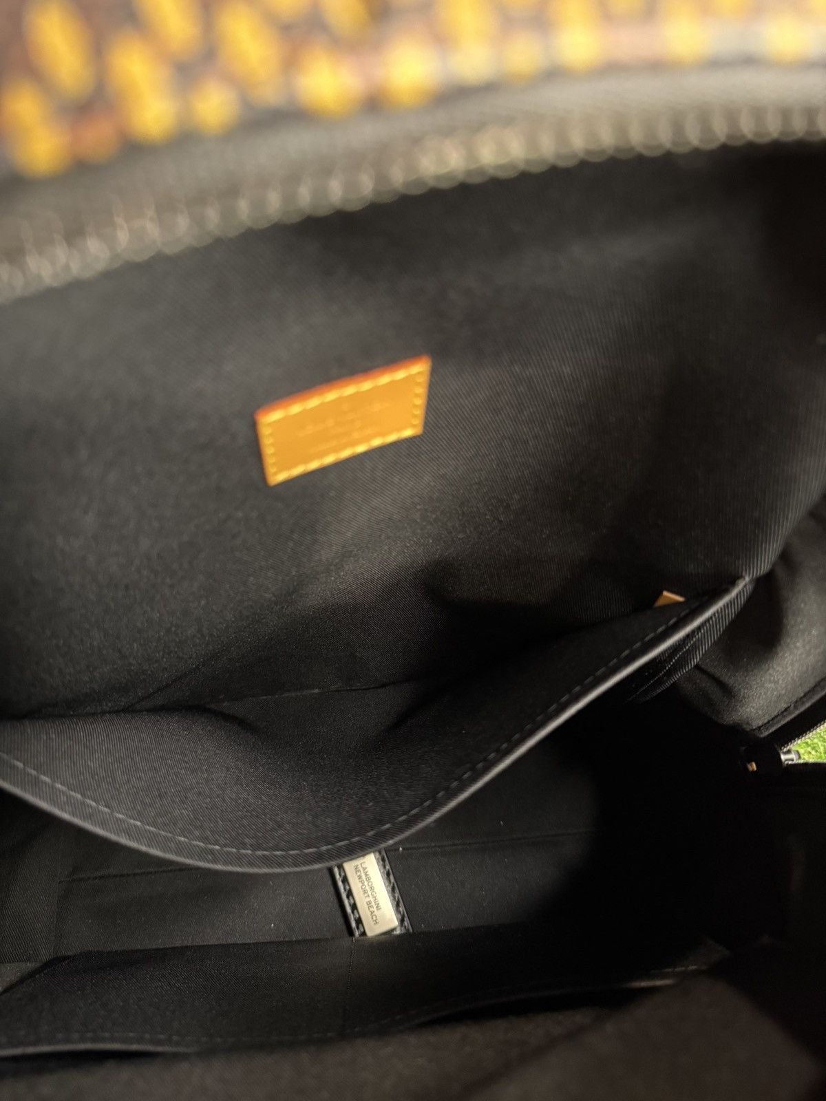 Louis Vuitton × Nigo GRAIL 🦄📜 Louis Vuitton X Nigo Damier Wave Campus Backpack Size ONE SIZE - 18 Thumbnail