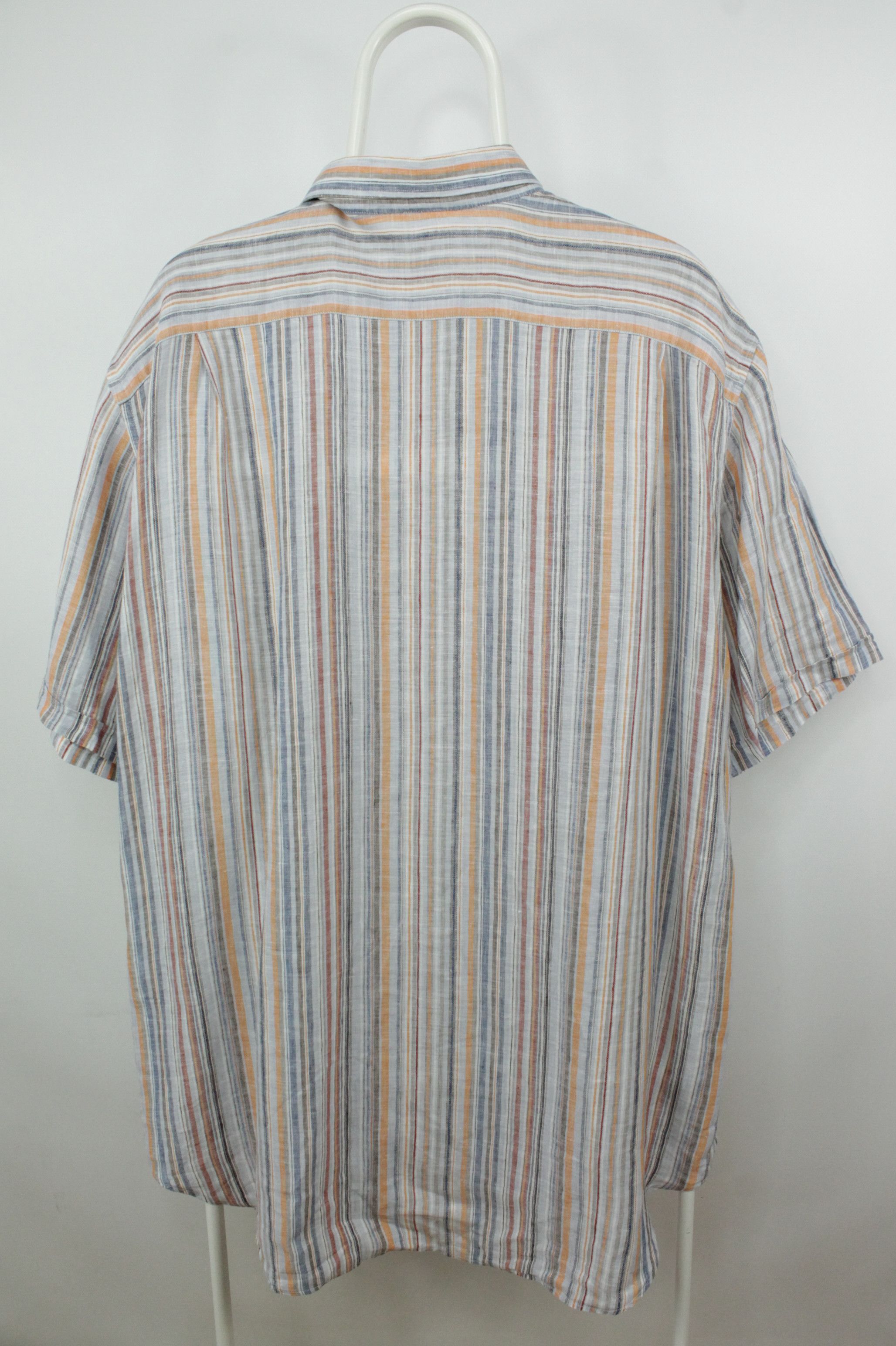 Other Two Shirts x2 Giovanni Taccaliti S/S Linen / Cotton Men's Size US XXL / EU 58 / 5 - 6 Thumbnail