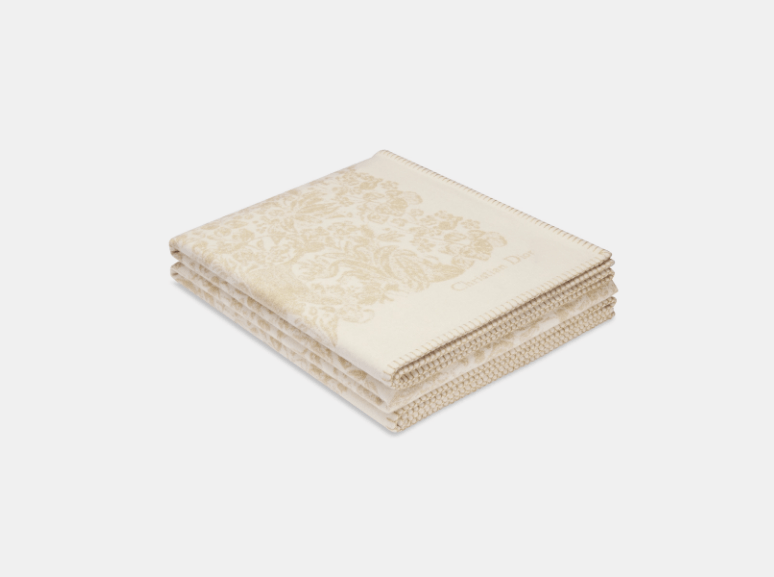 Dior o1w1db11125 51STE3 Size : OS / Blanket in Ivory/Gold Size ONE SIZE - 3 Thumbnail
