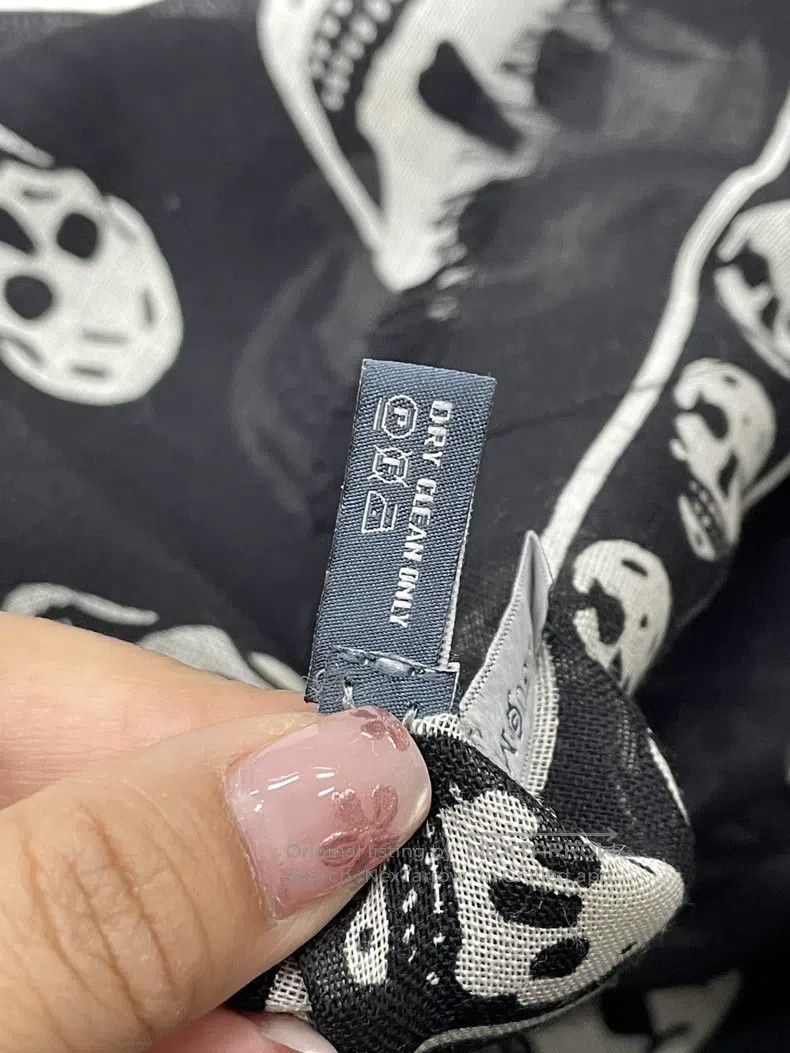 Alexander McQueen Alexander Mcqueen Black skull woollen silk scarf Size ONE SIZE - 4 Thumbnail