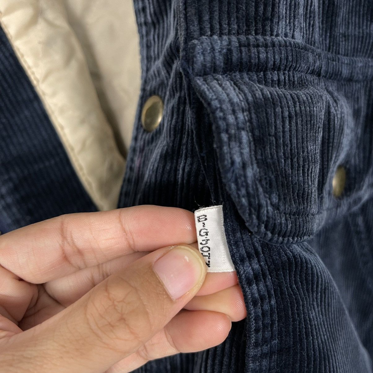 Big John Vintage 80s Big John Corduroy Button/Zipper Jacket Size US L / EU 52-54 / 3 - 18 Thumbnail