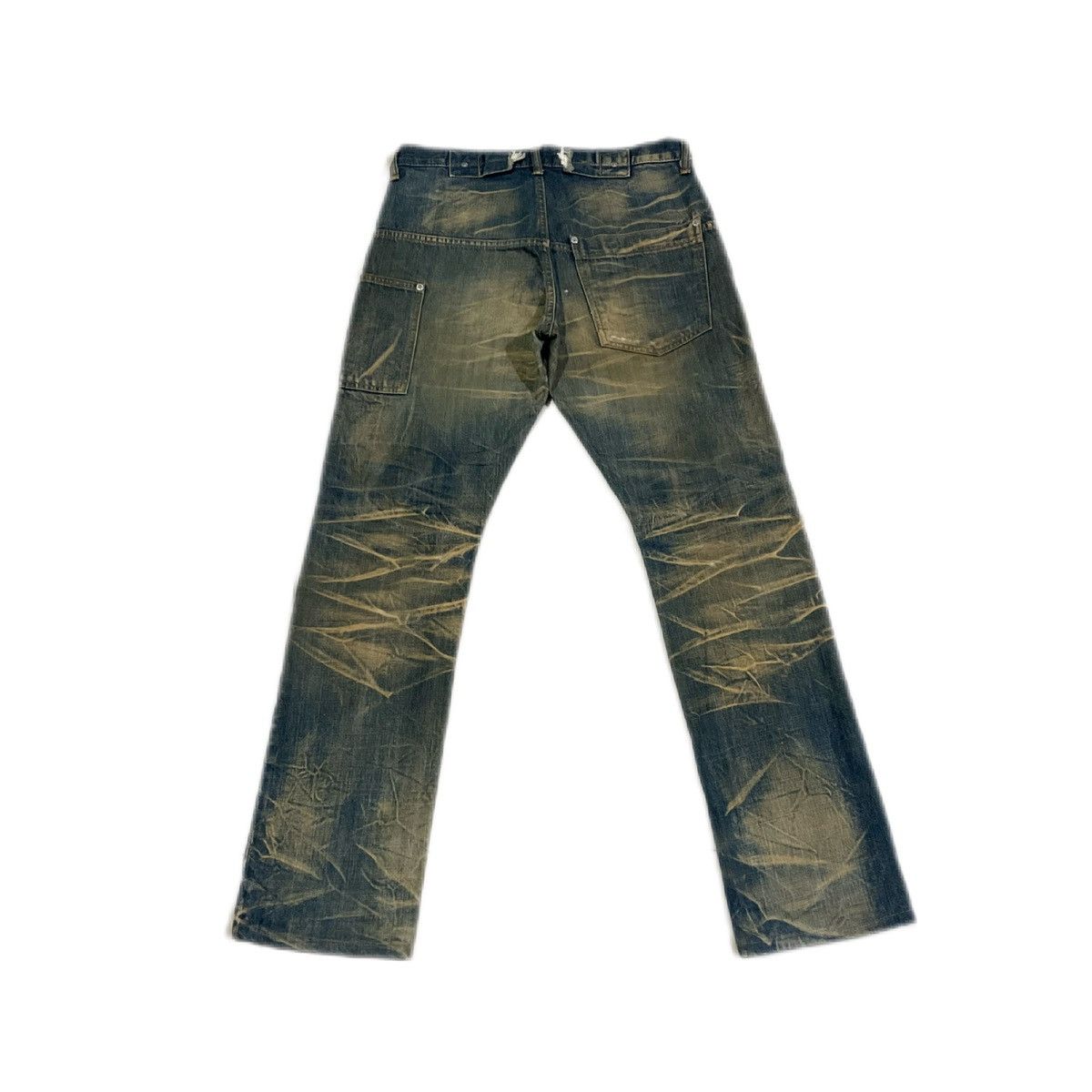 Swagger 🔥Y2K Archived Swagger Mud Wash Denim Distressed Size US 32 / EU 48 - 1 Thumbnail