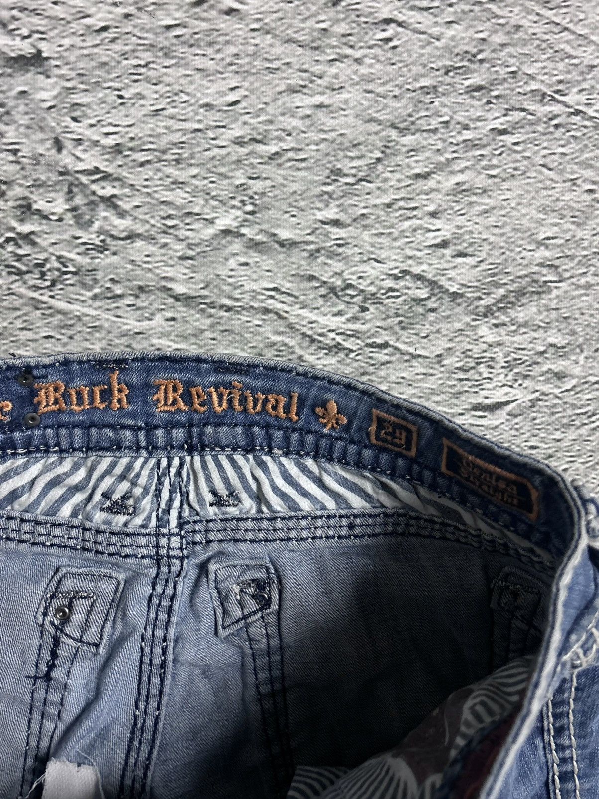 Rock Revival Rock Revival rhinestone glitter jeans Y2K flared denisa Size 29" - 10 Thumbnail