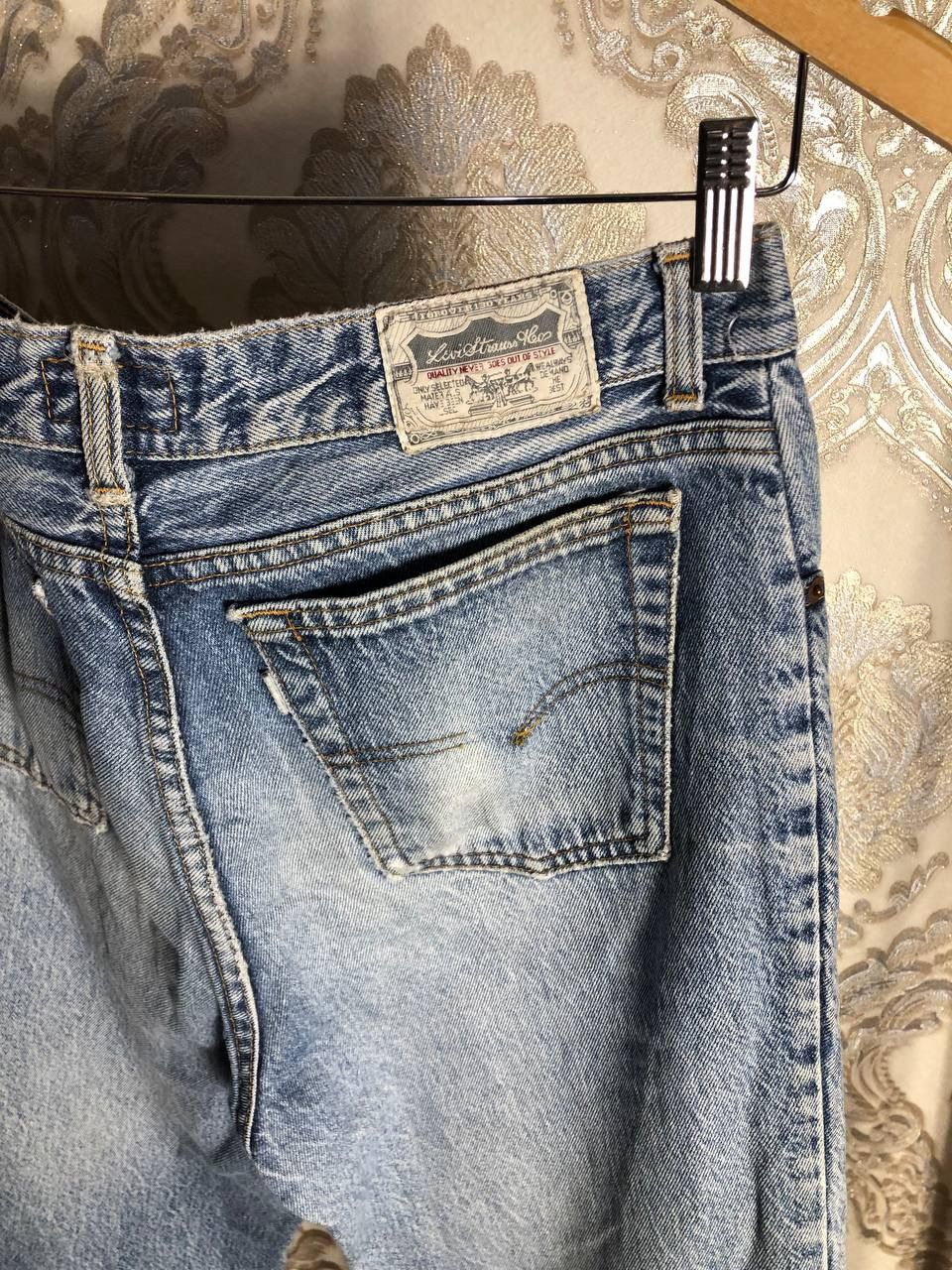Levi's Vintage Clothing VERY RARE LEVIS 737 SILVER LABEL DENIM CASUAL PANTS RETRO Size US 34 / EU 50 - 11 Thumbnail