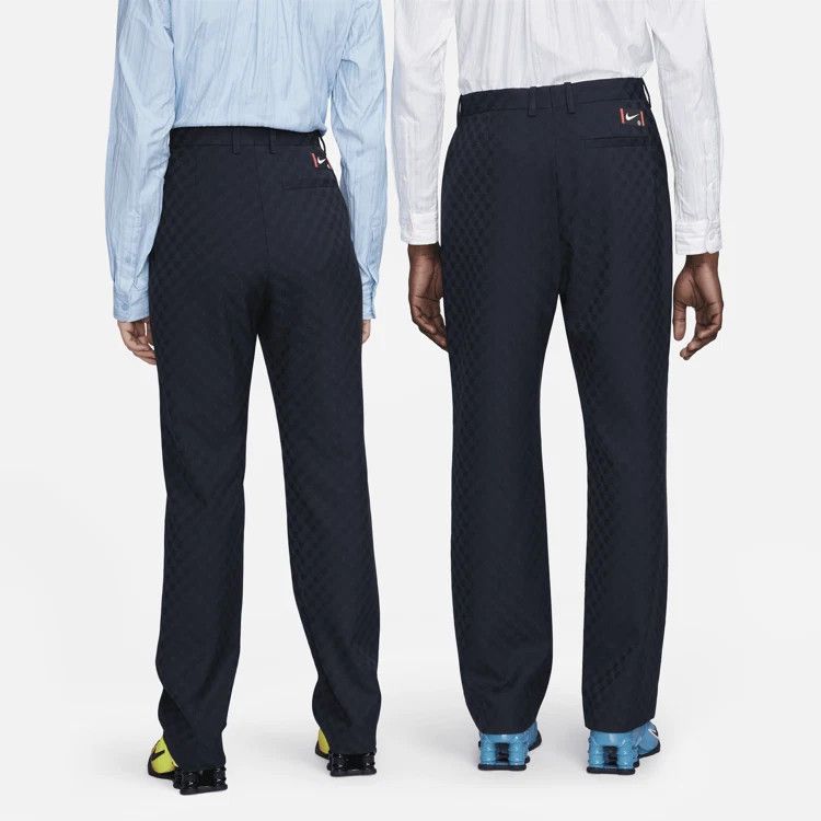 Martine Rose × Nike o1s1v1n0824 Trousers in Navy Blue Size 27" / US 4 / IT 40 - 1 Thumbnail