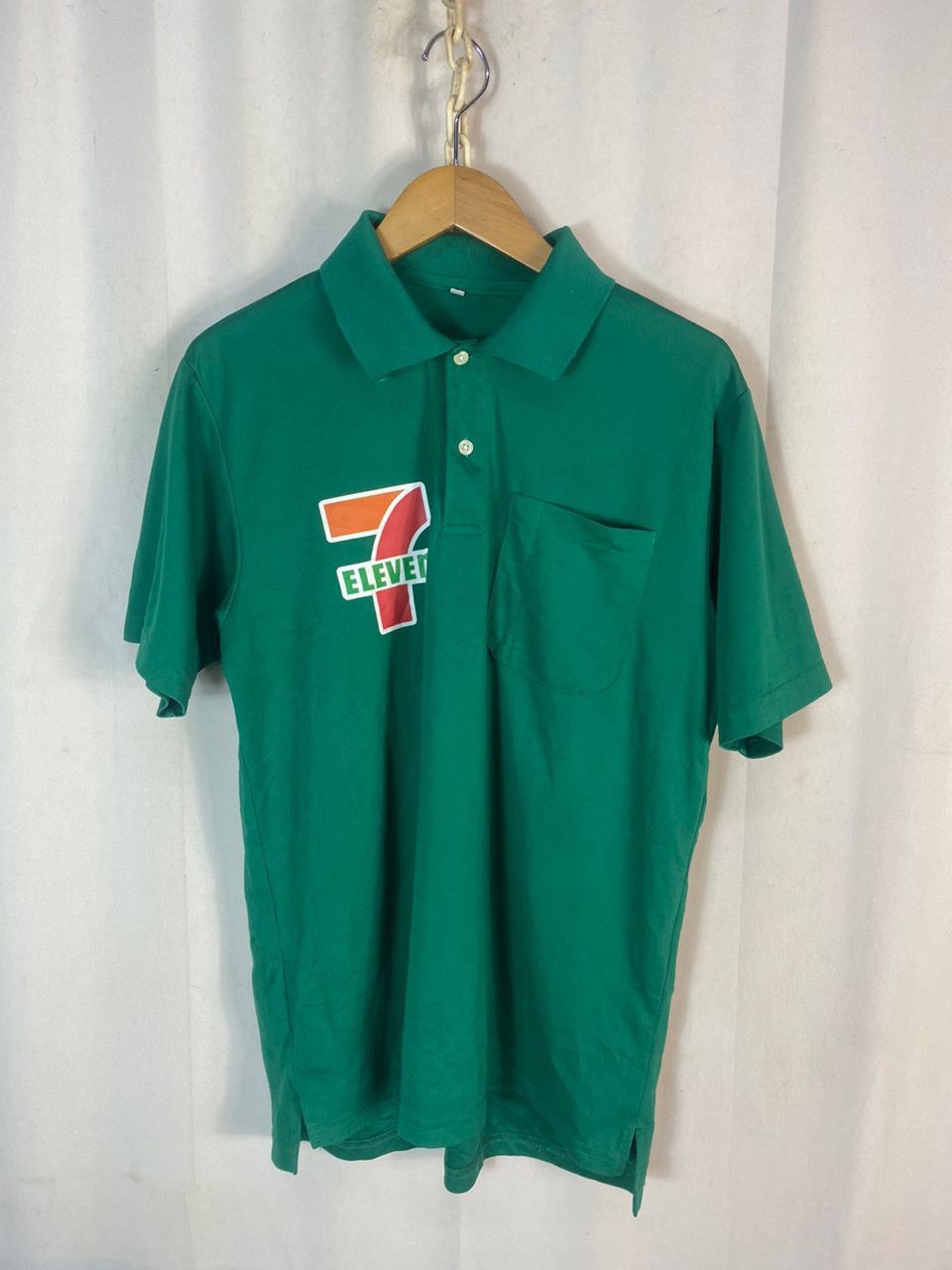 Japanese Brand × Uniform Wares × Vintage Vintage 7 eleven uniform polo shirt Size US L / EU 52-54 / 3 - 1 Thumbnail