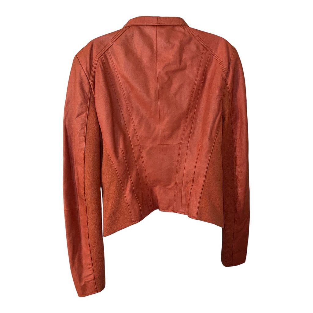Other Marc New York Women's Leather Jacket Size XL Raspberry Size XL / US 12-14 / IT 48-50 - 3 Thumbnail