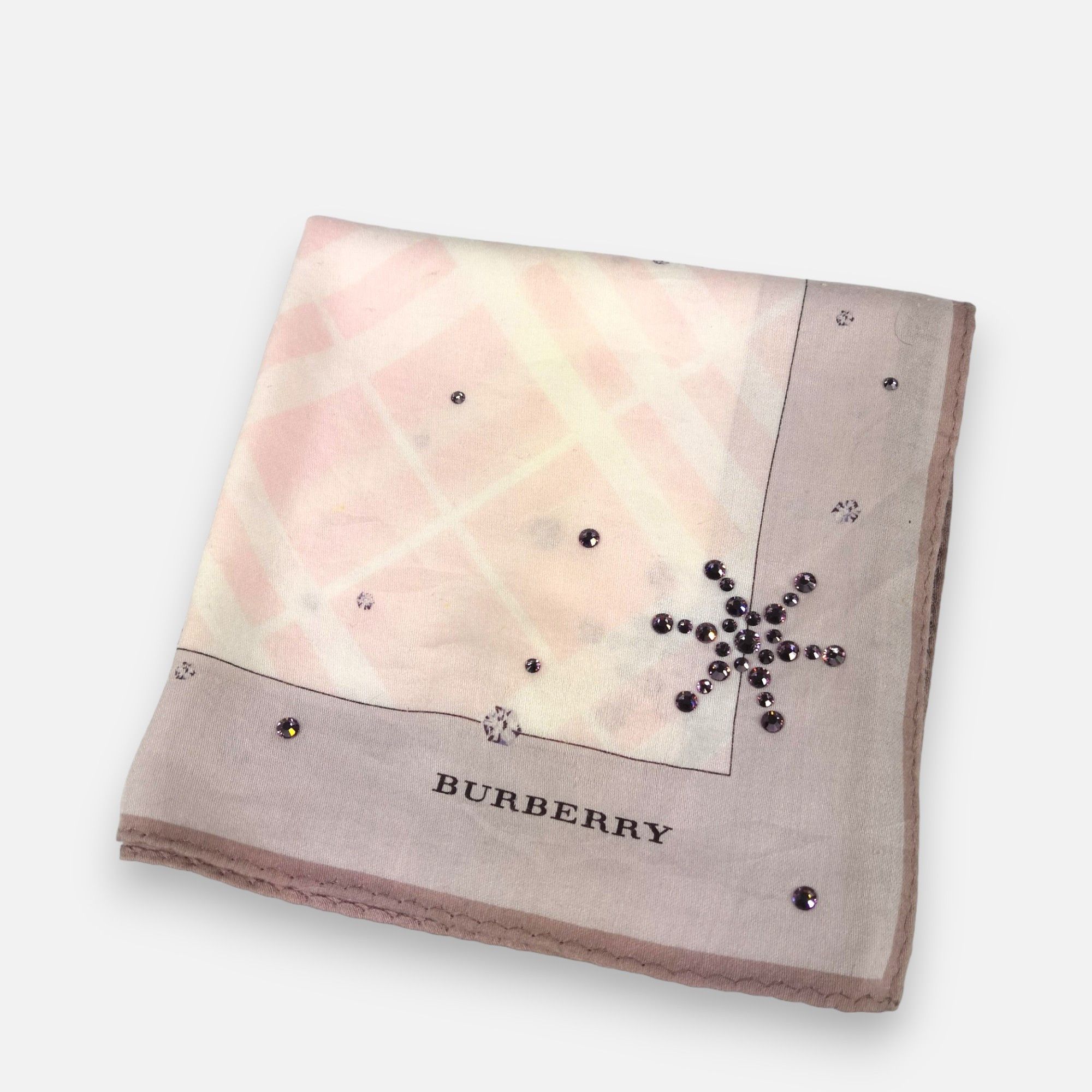 Burberry × Vintage Vintage Burberry Handkerchief Neckerchief Bandana Size ONE SIZE - 4 Thumbnail