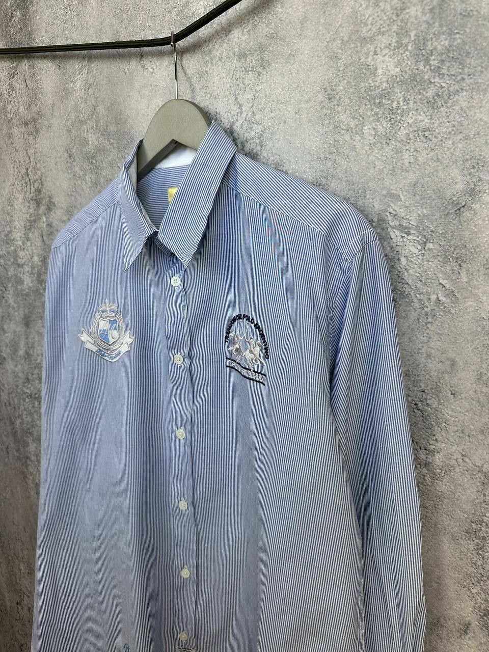 La Martina La Martina Argentina Striped Button Up Shirt LS Cotton Size US XL / EU 56 / 4 - 5 Thumbnail