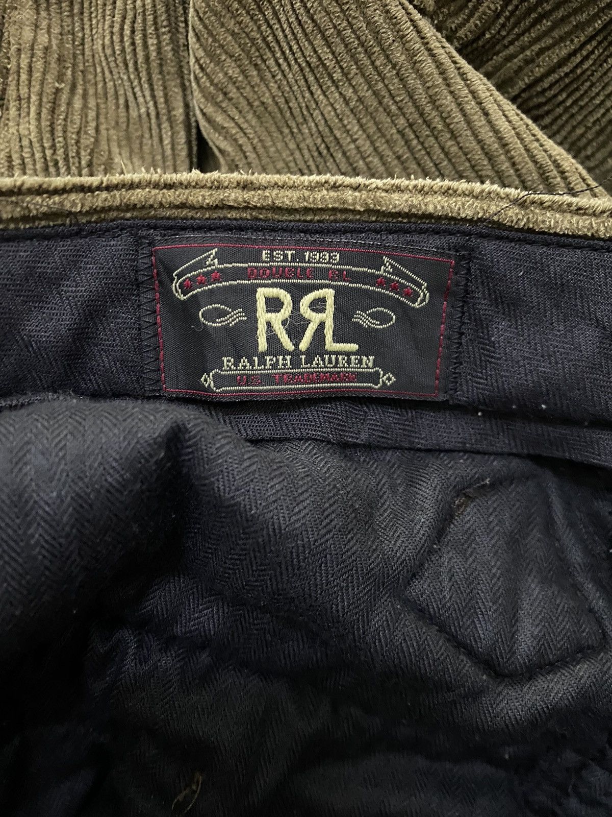 RRL Ralph Lauren × Vintage RARE VINTAGE CORDUROY RRL RALPH LAUREN BUTTON FLY Size US 31 - 7 Thumbnail