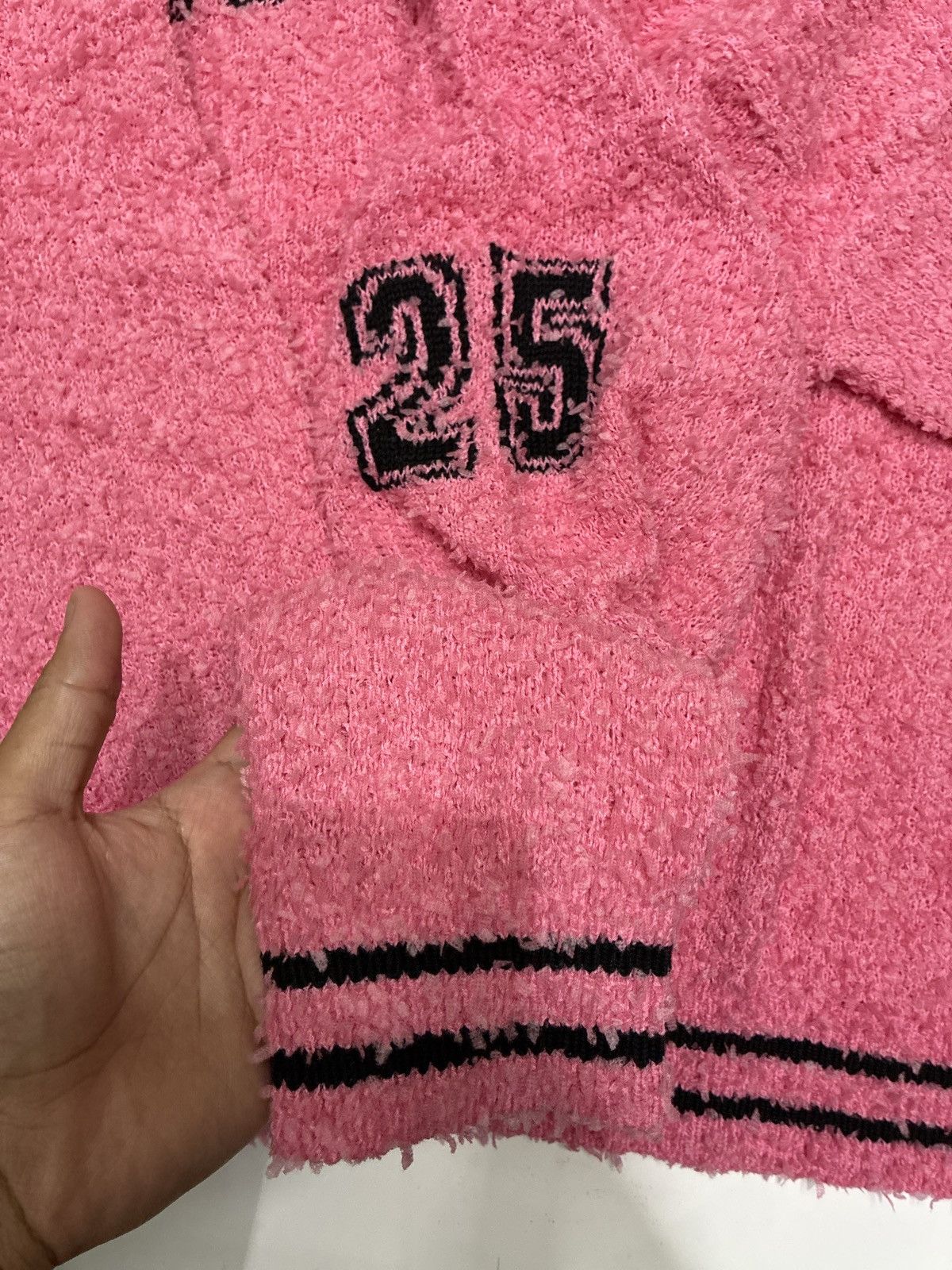 Supreme Supreme Textured Arc Sweater Pink Size US L / EU 52-54 / 3 - 5 Thumbnail