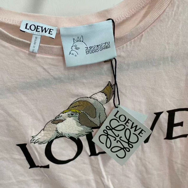 Loewe LOEWE Pink short-sleeved T-shirt Size S / US 4 / IT 40 - 2 Thumbnail