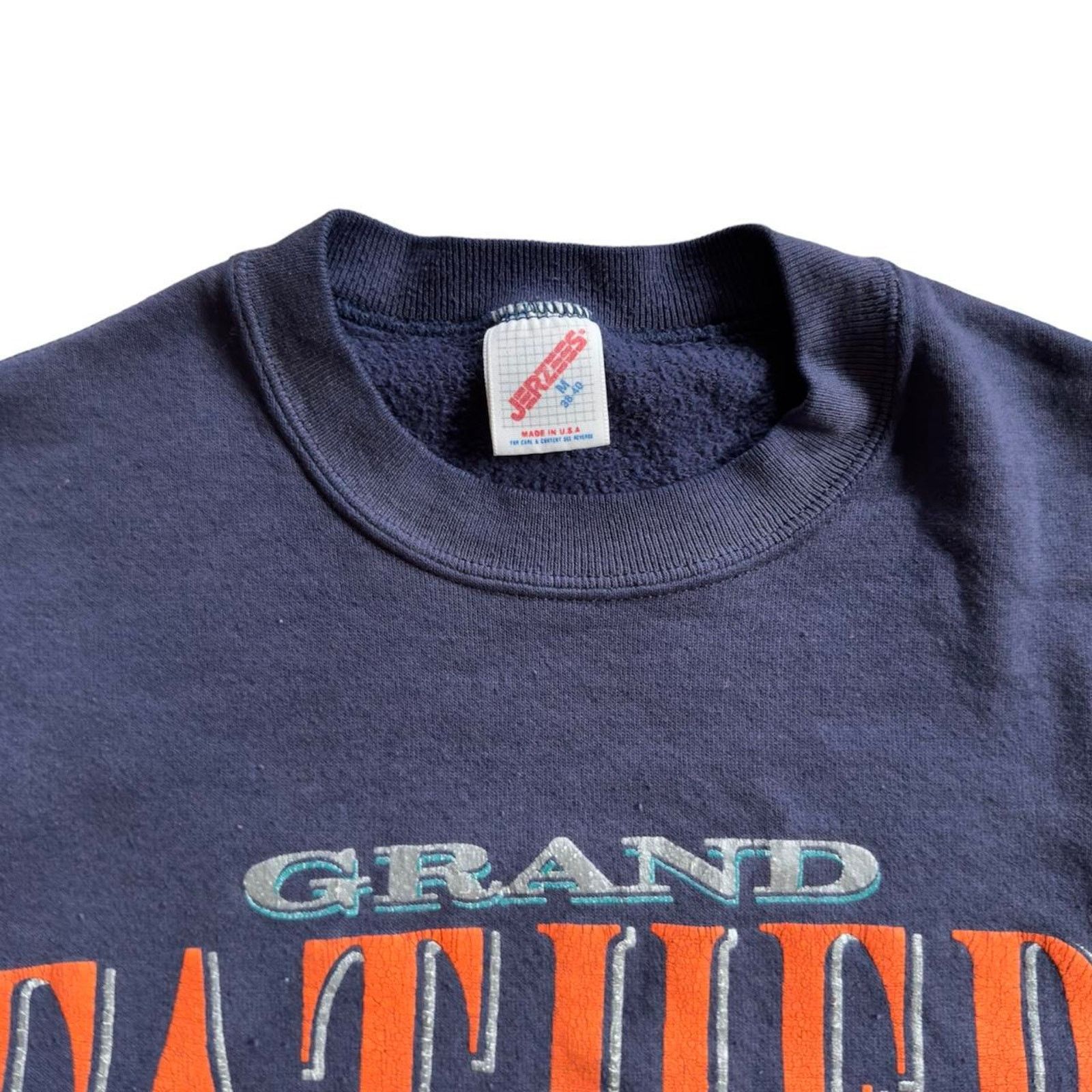 Jerzees Vintage Grandfather Crewneck Sweatshirt 👴 Size US M / EU 48-50 / 2 - 3 Thumbnail
