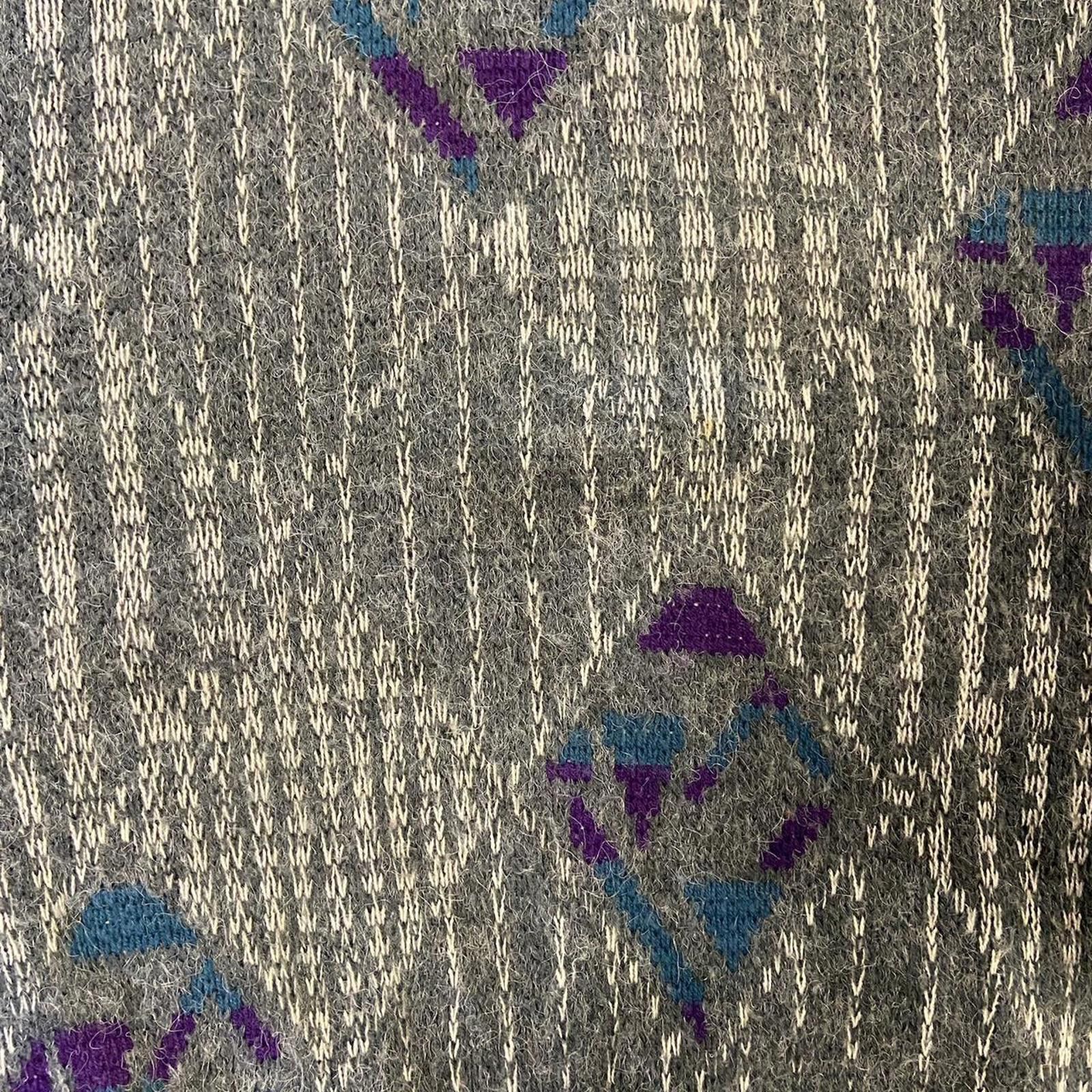 Sears 90s Sears Grey Knit Size US M / EU 48-50 / 2 - 2 Thumbnail