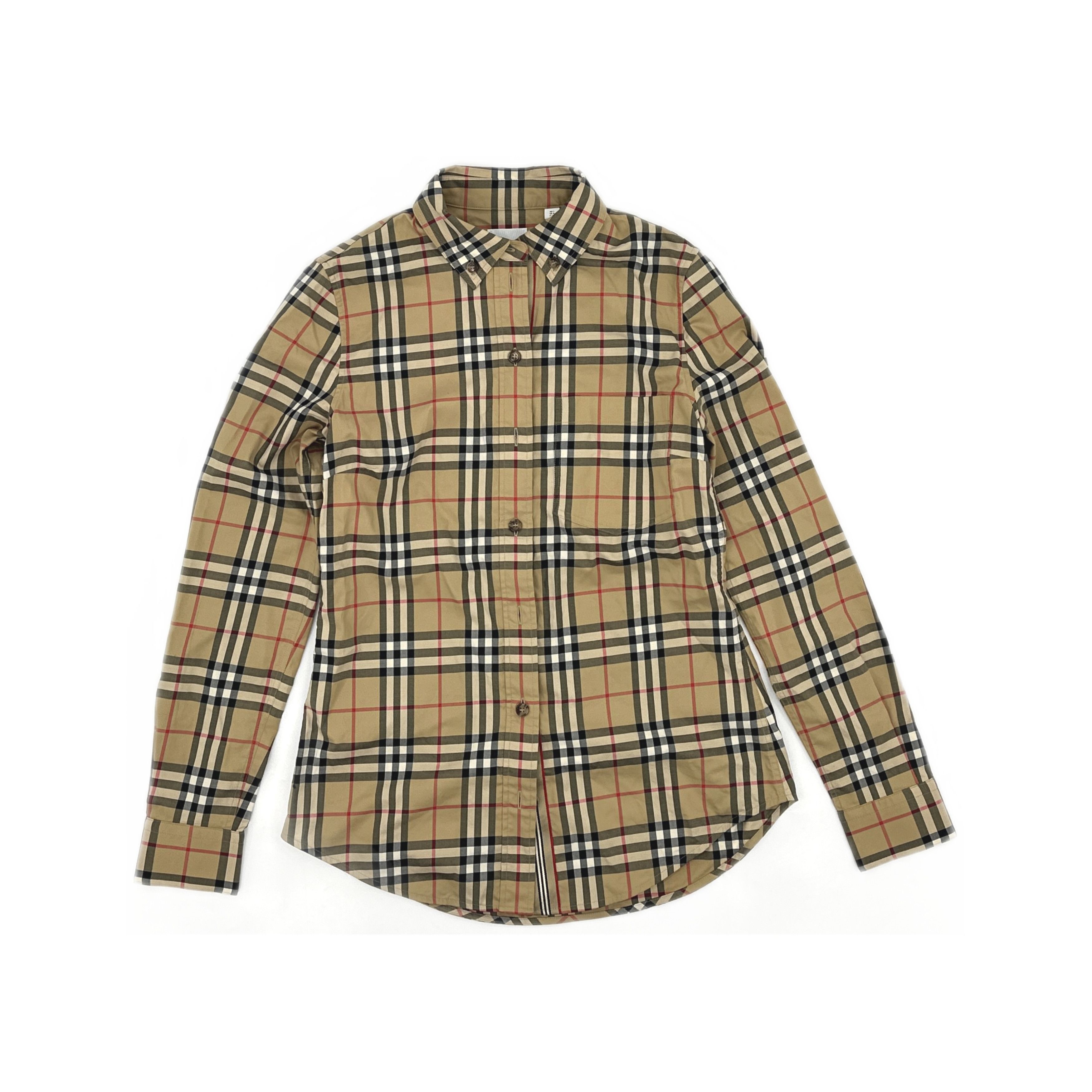 Burberry Burberry Classic Check Button Up Shirt Size 4 Size XS / US 0-2 / IT 36-38 - 1 Thumbnail